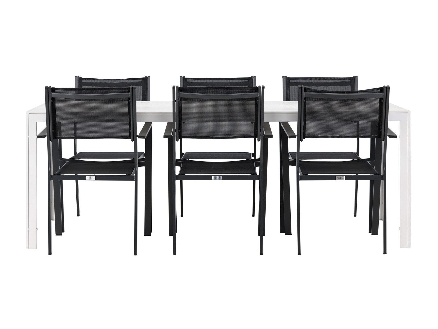 Σετ Τραπέζι και καρέκλες Dallas 4806 (Άσπρο)