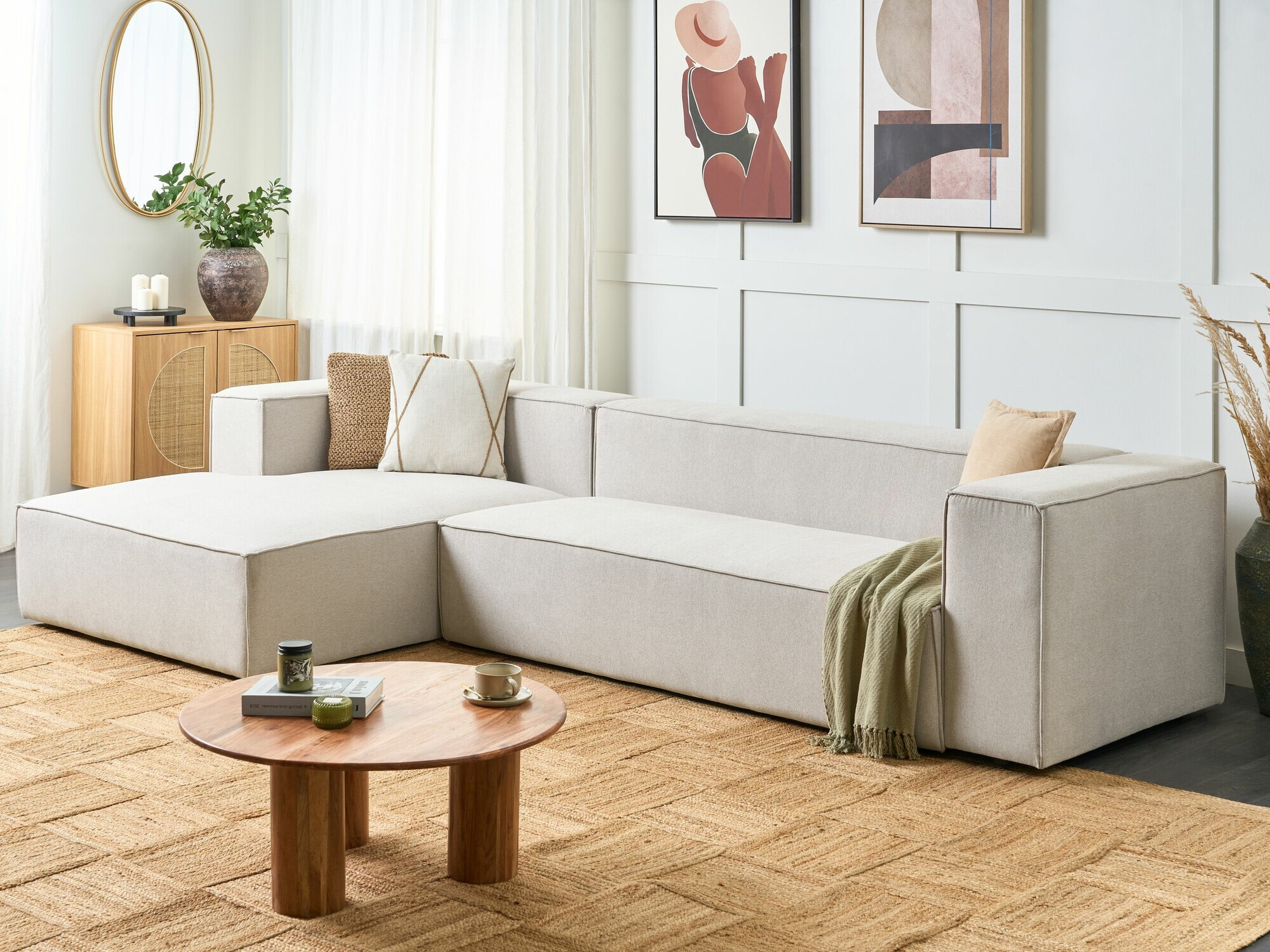 Corner sofa Berwyn 2568 (Beige)