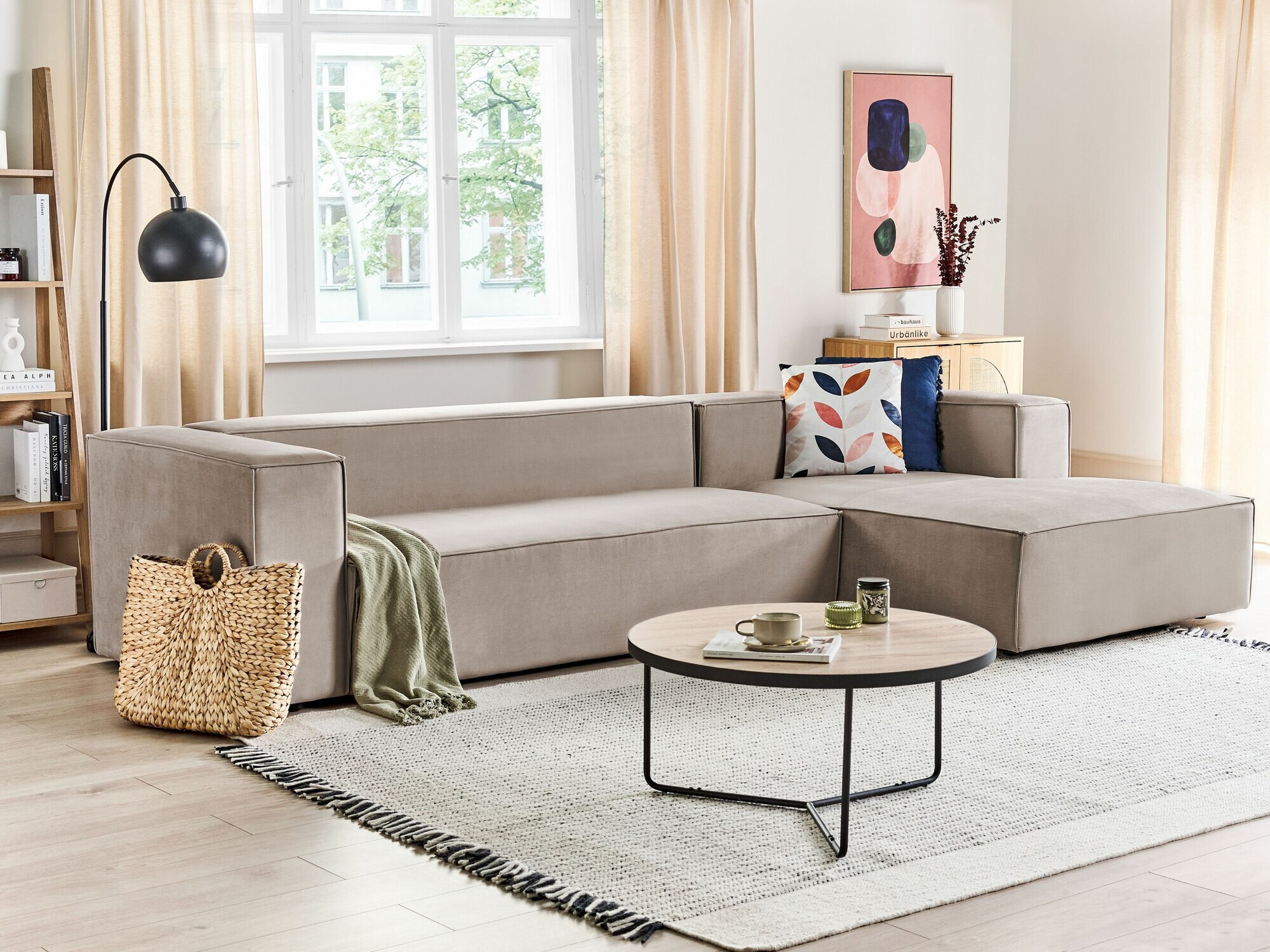 Γωνιακός Καναπές Berwyn 2568 (Taupe)