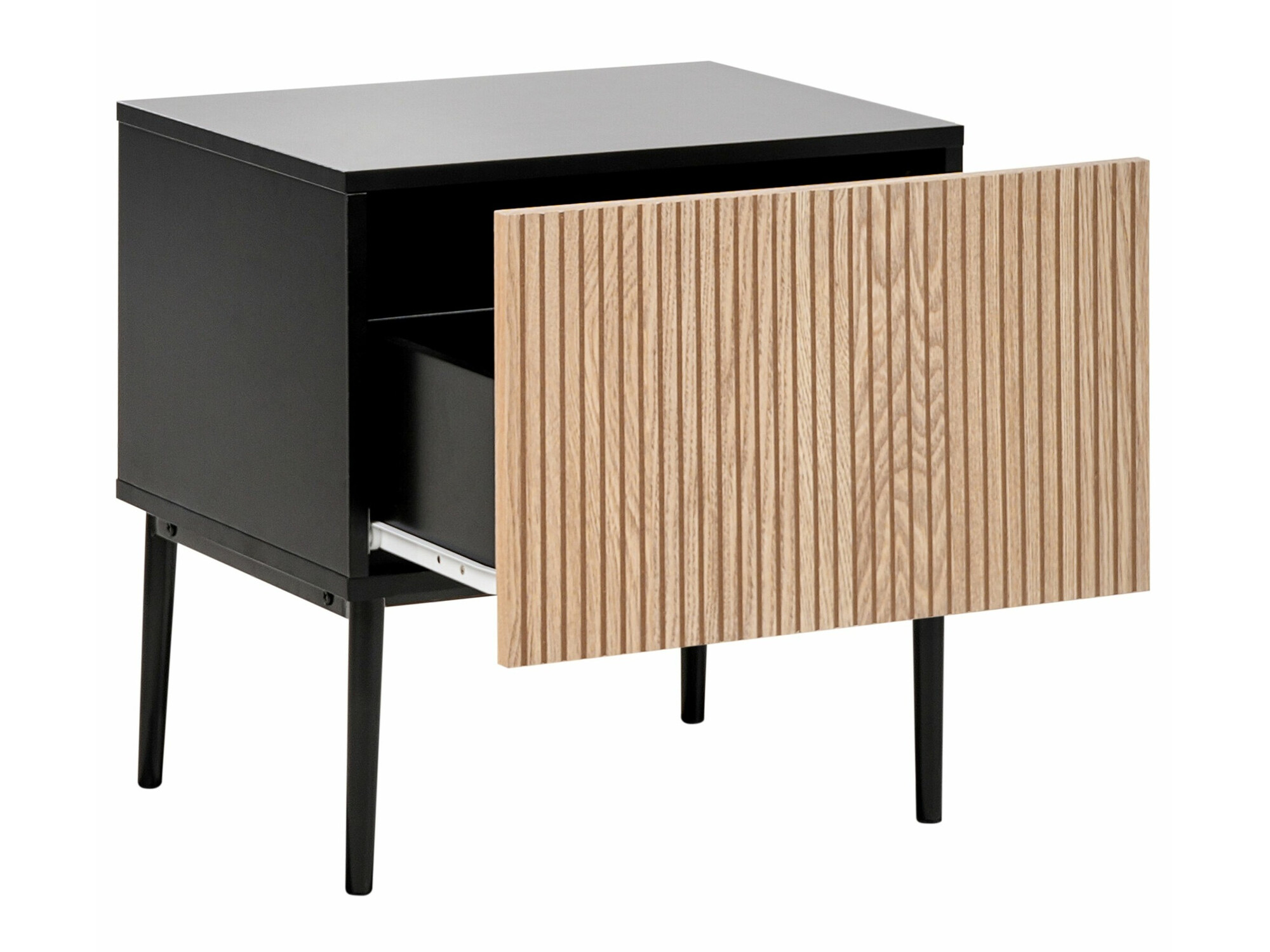 Bedside table Floalu 100 (Black + Brown)