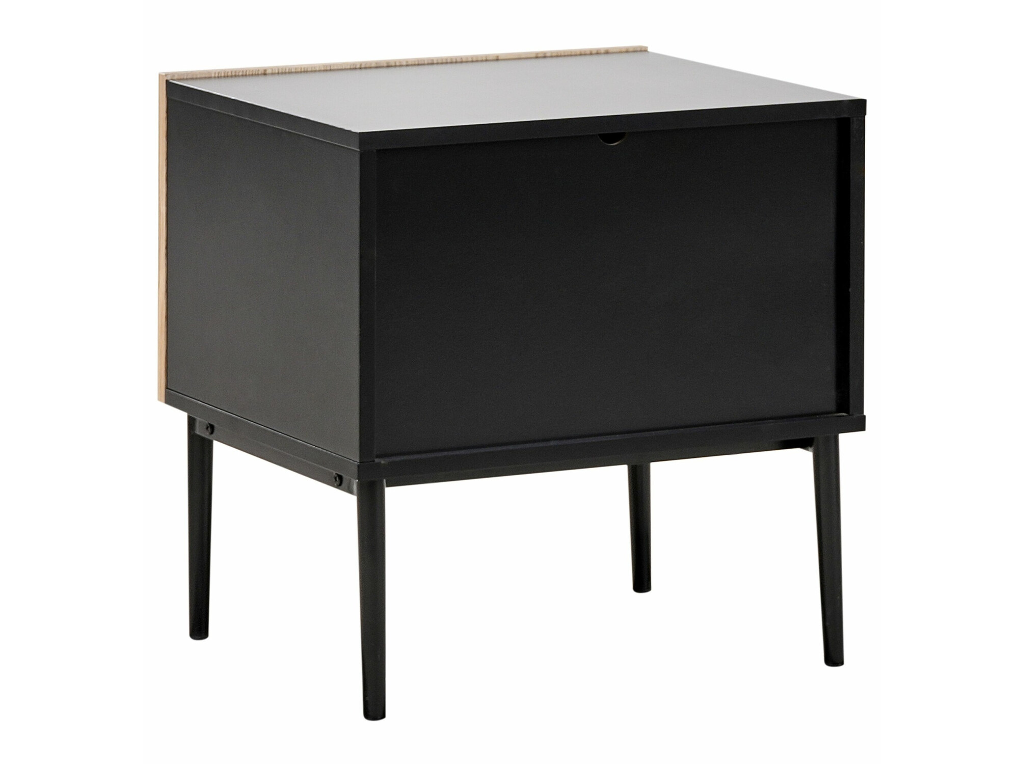 Bedside table Floalu 100 (Black + Brown)