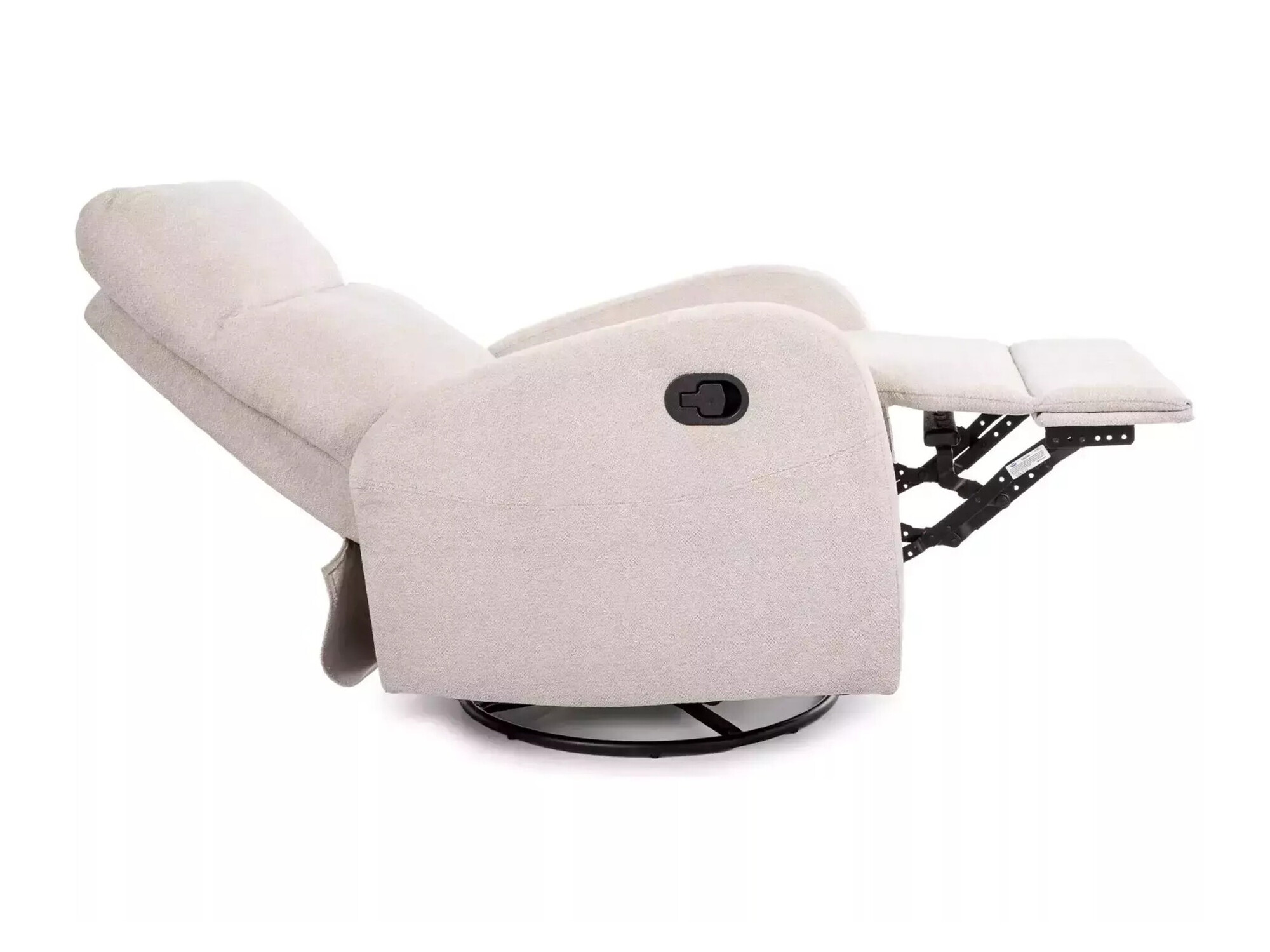 Ρυθμιζόμενη πολυθρόνα Detroit 334 (Κρεμ)