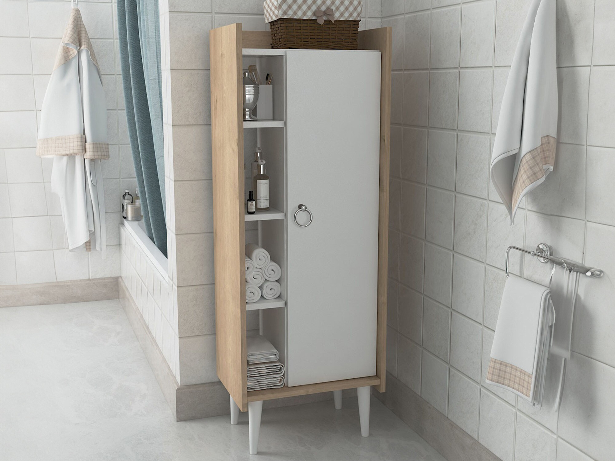 Βιβλιοθήκη Kailua 470 (Δρυς + Άσπρο)