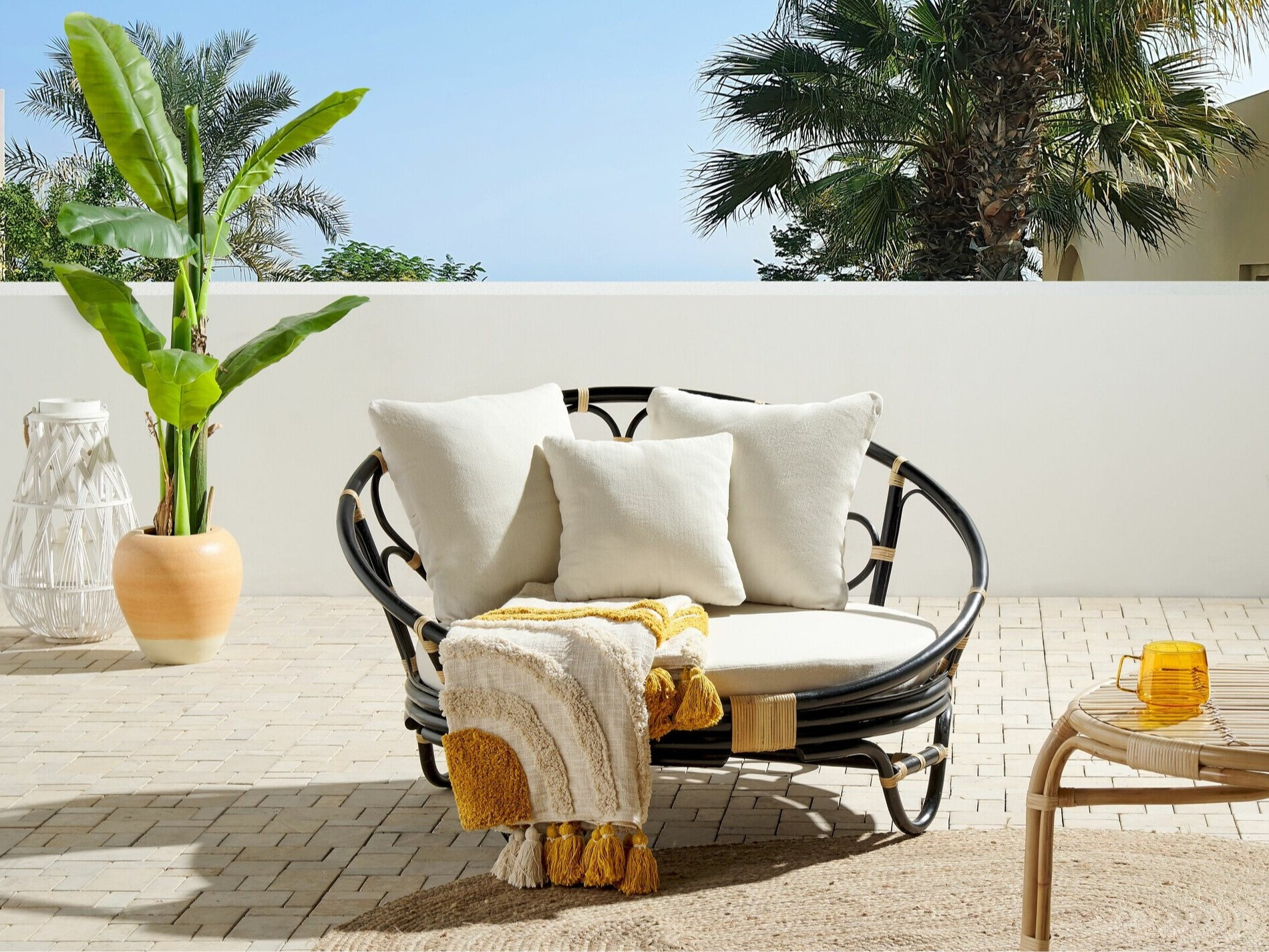 Outdoor armchair Berwyn 2600 (Black)