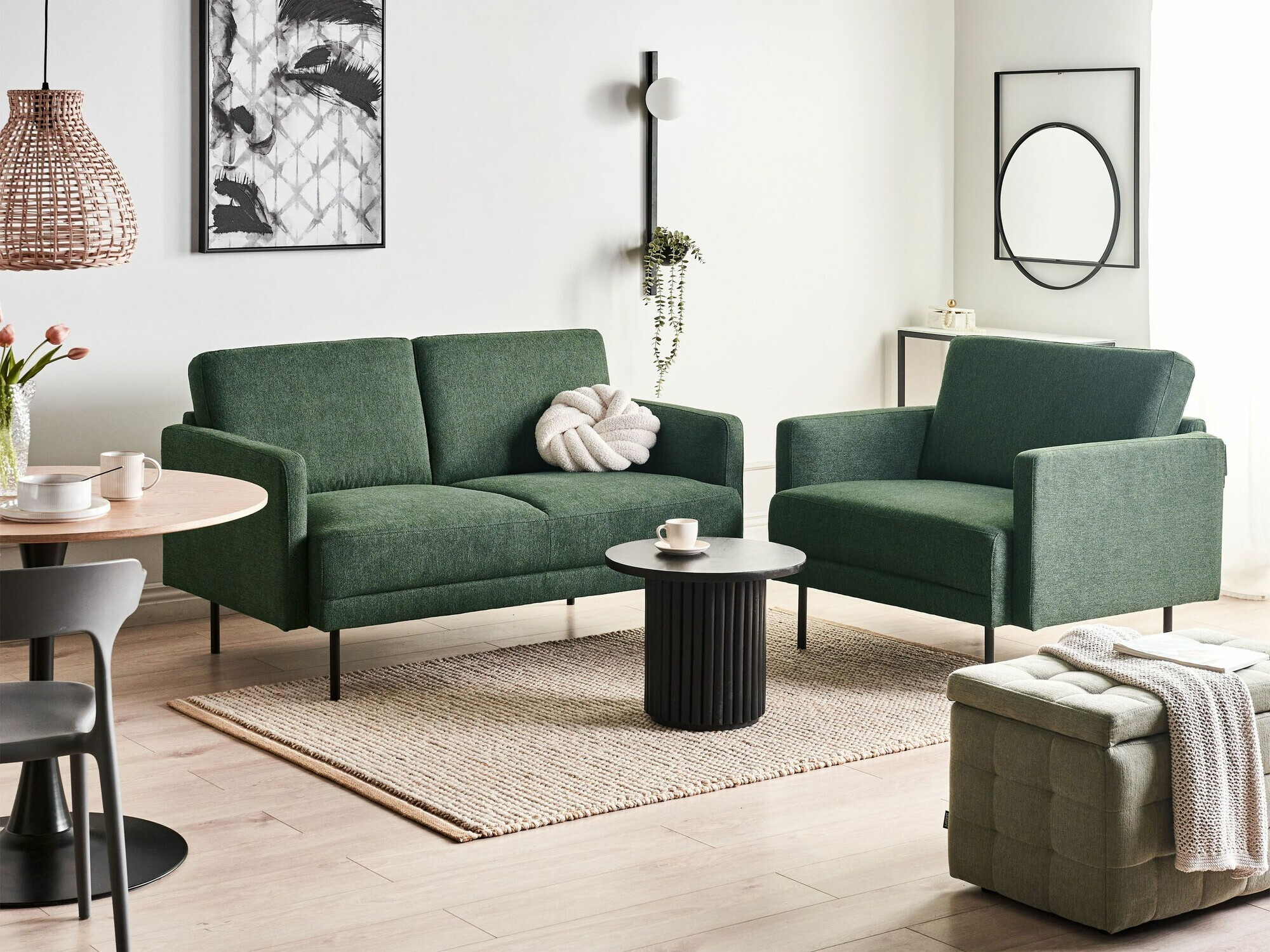 Armchair Salmono 102 (Dark green)