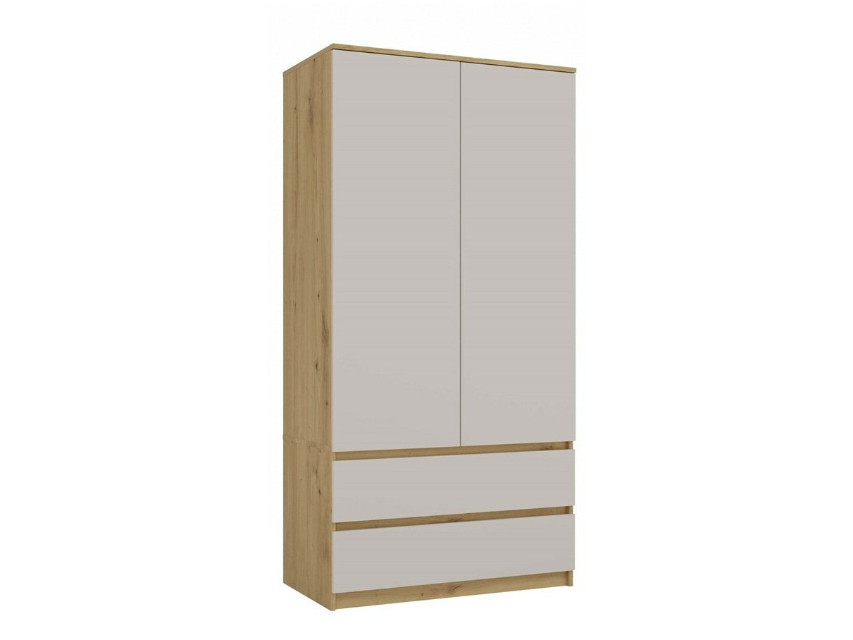 Ντουλάπα Elbvelu 116 (Artisan βελανιδιά + Κασμίρι)