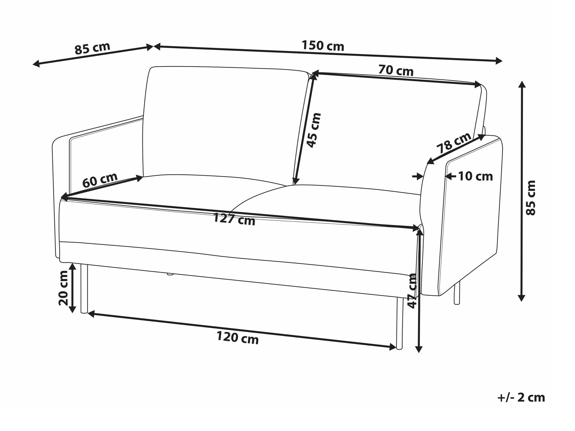 Sofa Salmono 103 (Beige)