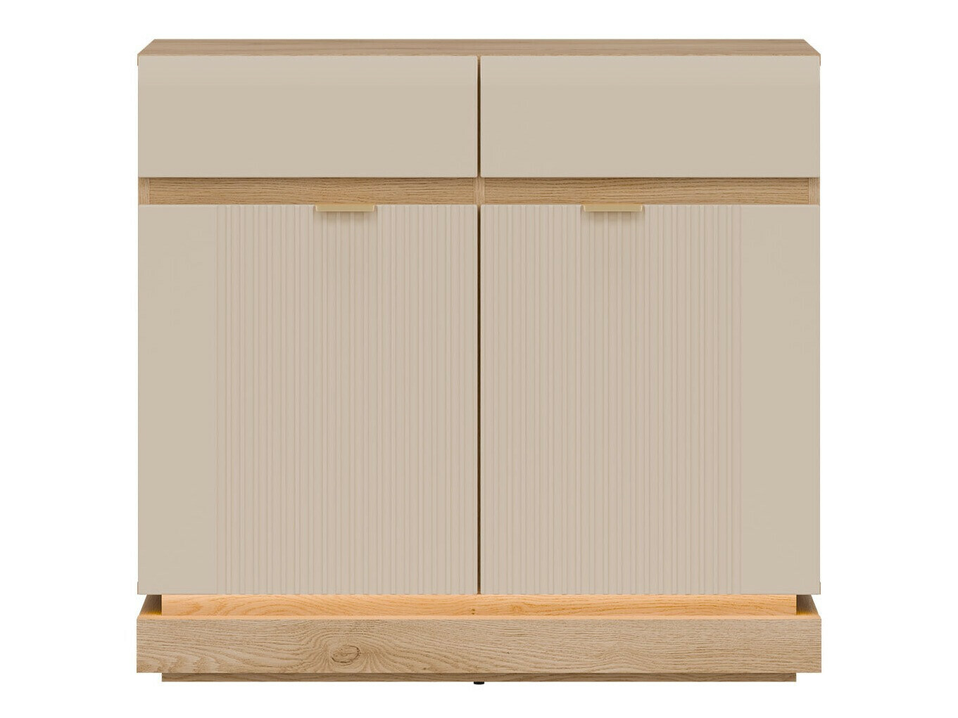 Chest of drawers Teselbu 102 (Cashmere + Oak)