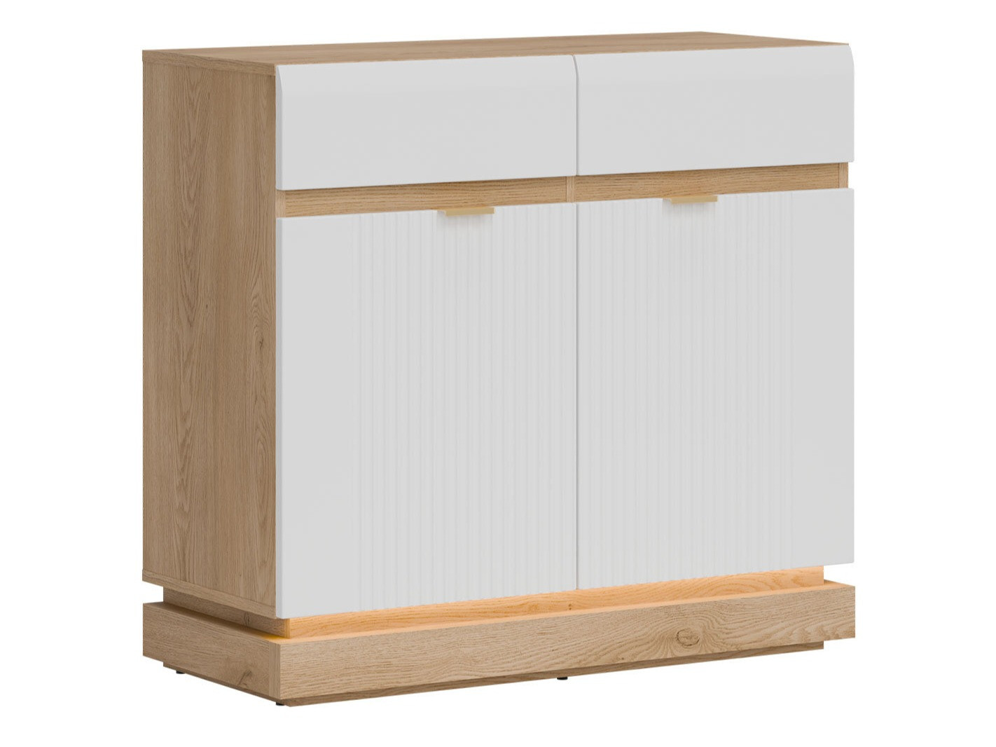 Συρταριέρα Teselbu 102 (Άσπρο + Δρυς)