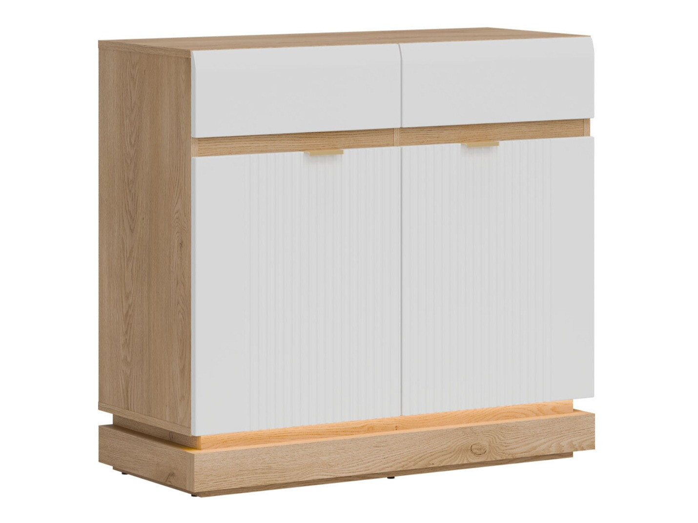 Συρταριέρα Teselbu 102 (Άσπρο + Δρυς)