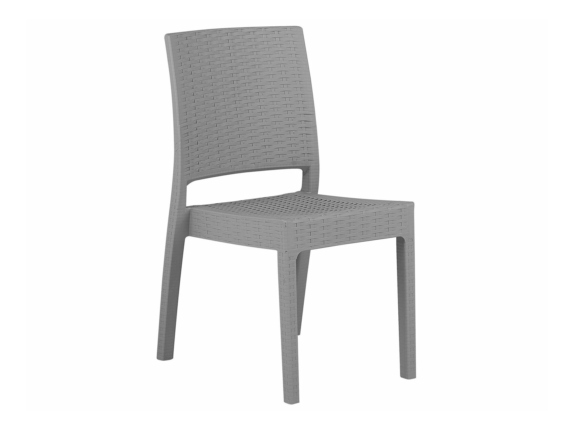 Table and chairs set Berwyn 2606 (Light grey)