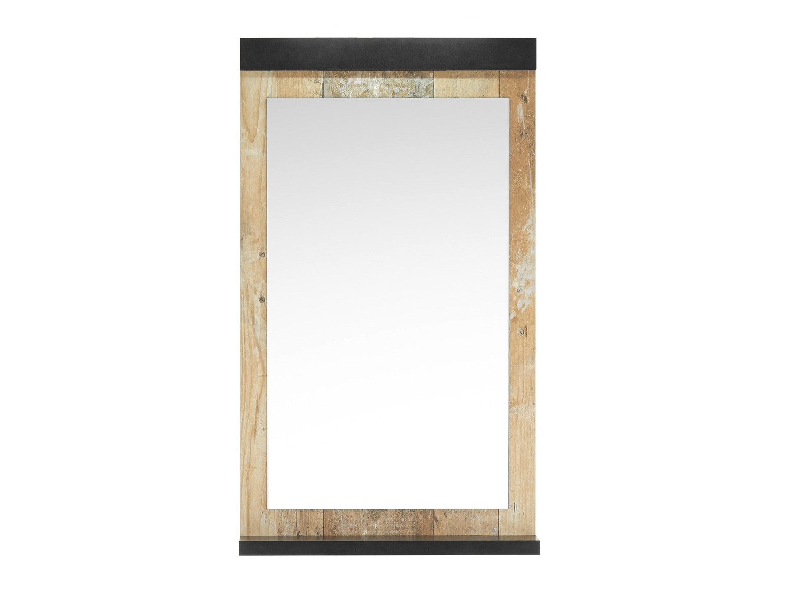 Bathroom mirror Cirtale 135 (Aged wood + Anthracite)