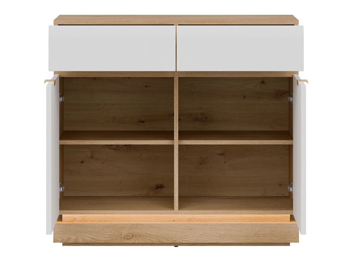 Συρταριέρα Teselbu 102 (Άσπρο + Δρυς)