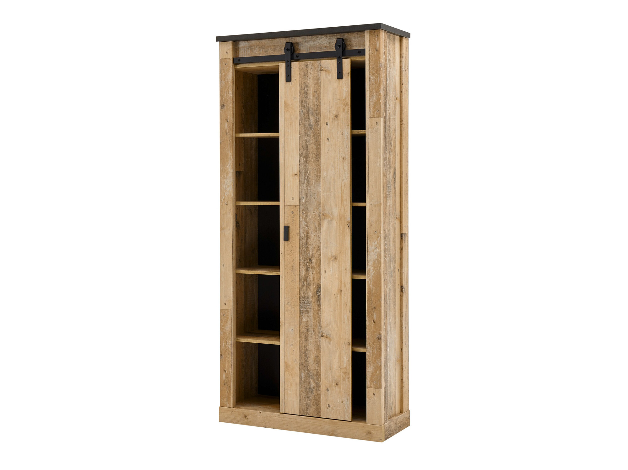 Bathroom set Cirtale 140 (Aged wood + Anthracite)