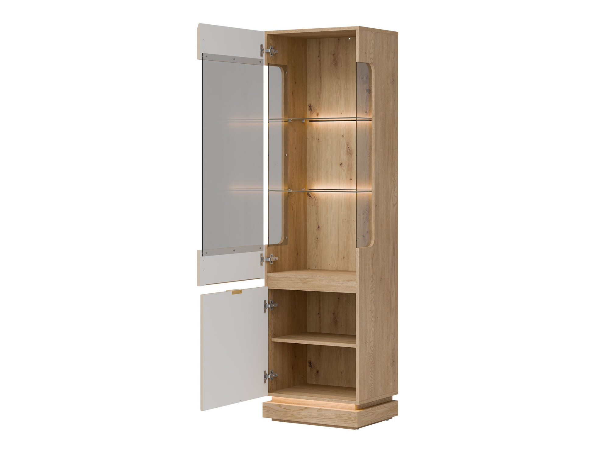 Bookcase Teselbu 109 (Cashmere + Oak)