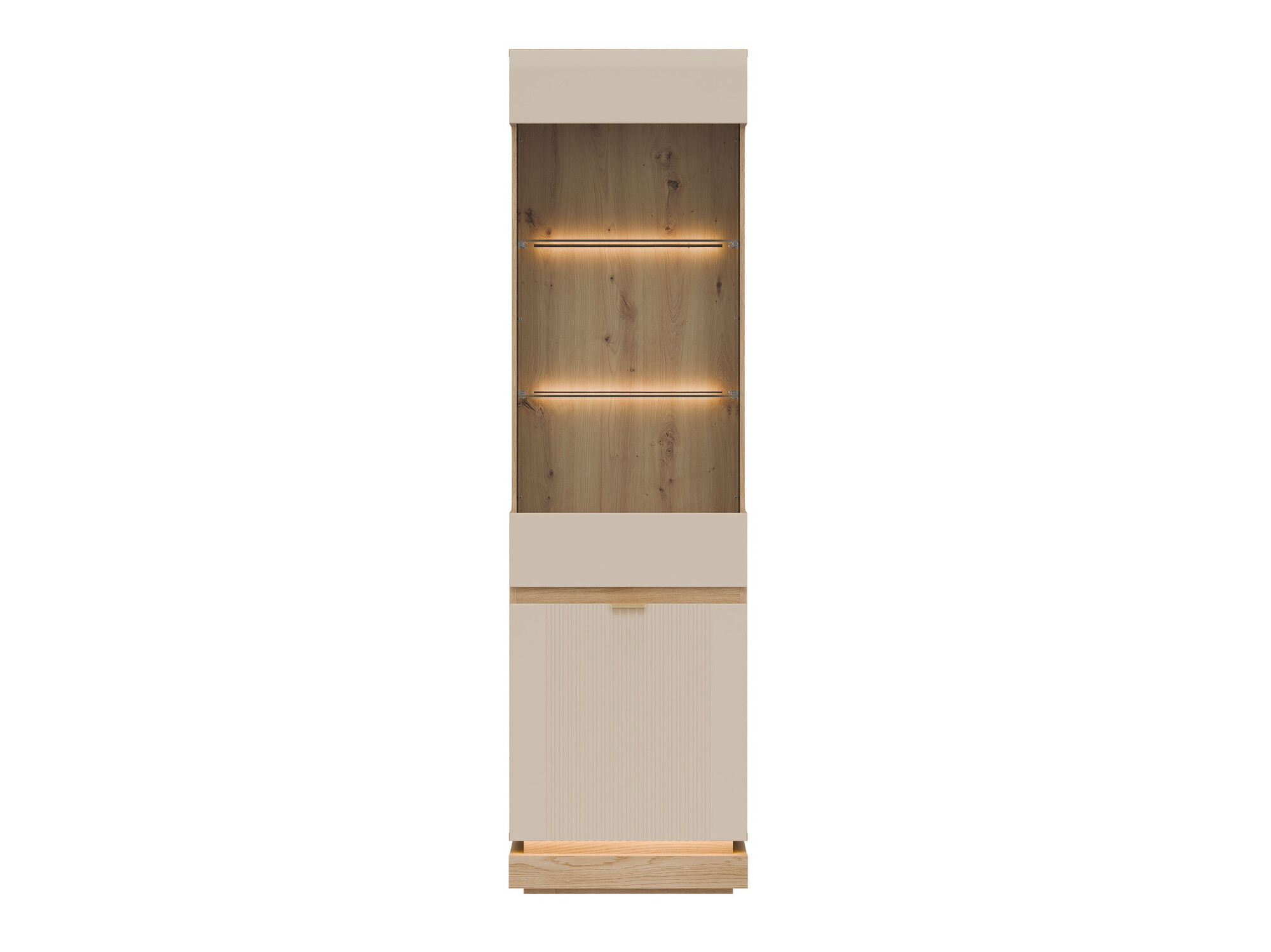 Bookcase Teselbu 109 (Cashmere + Oak)