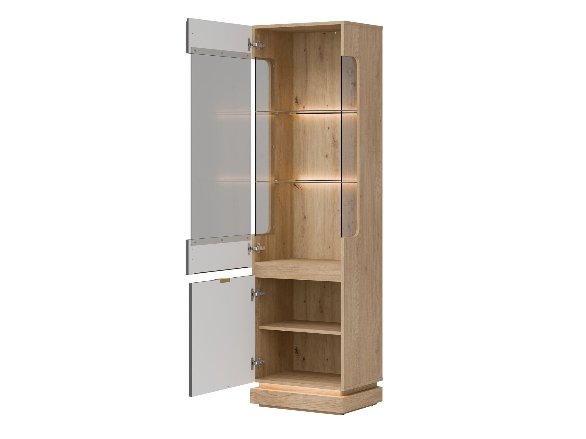 Bookcase Teselbu 109 (Grey + Oak)