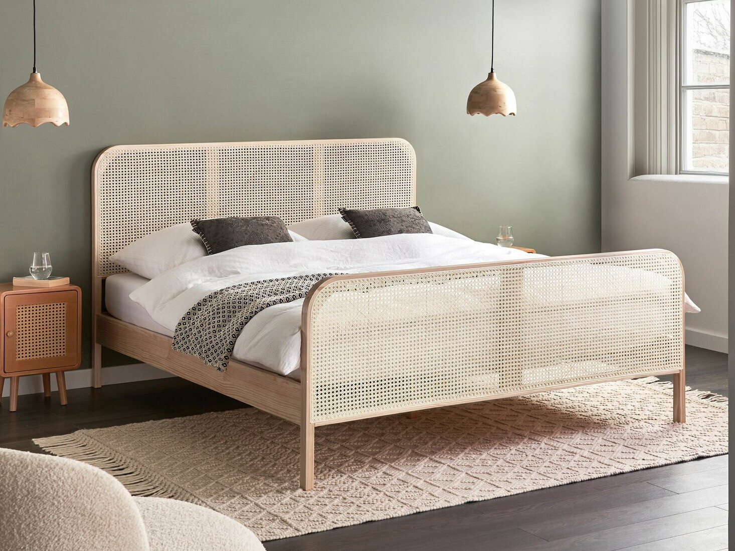 Κρεβάτι Berwyn 2613 (Ανοιχτό καφέ)