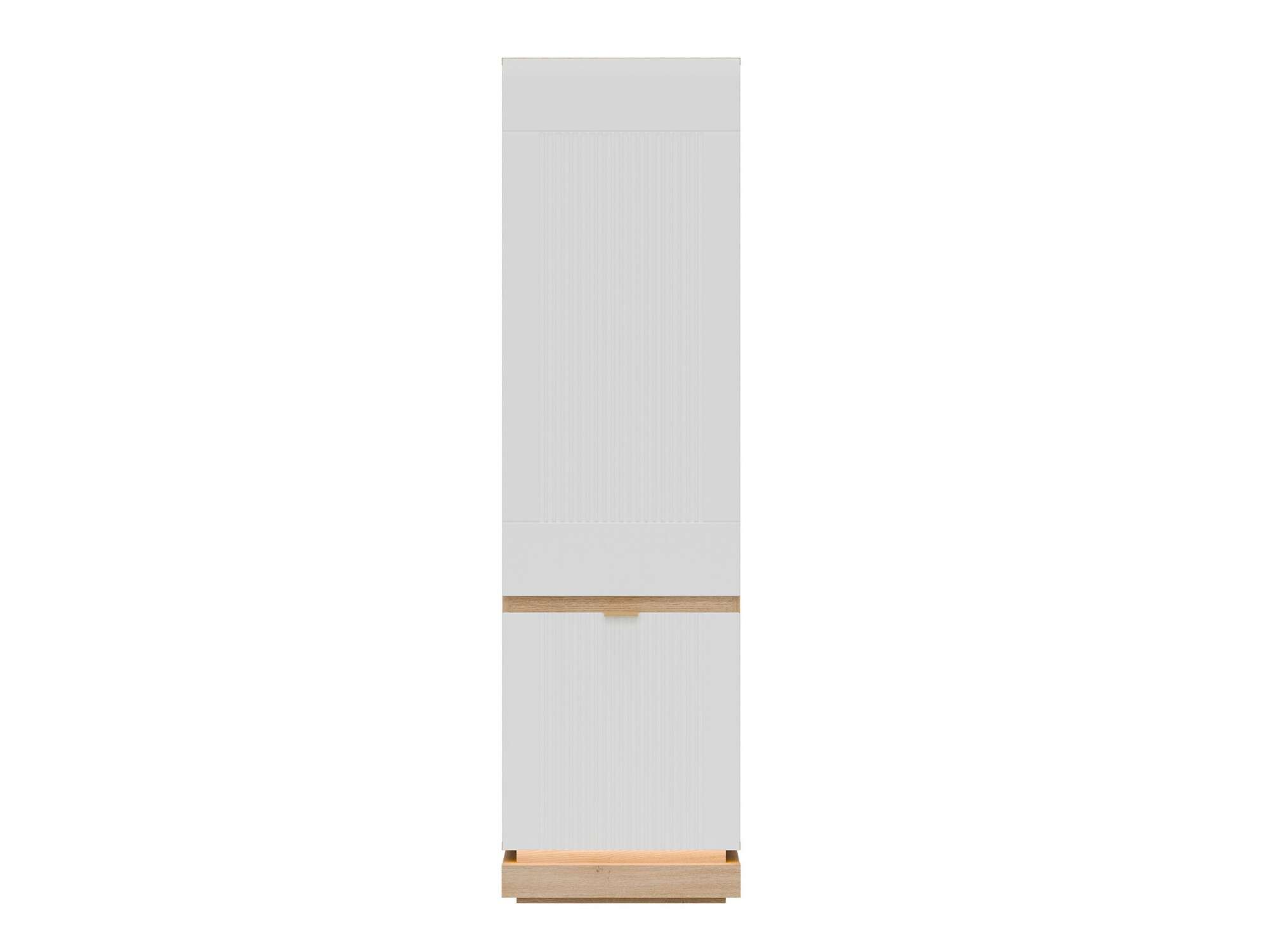Bookcase Teselbu 112 (White + Oak)