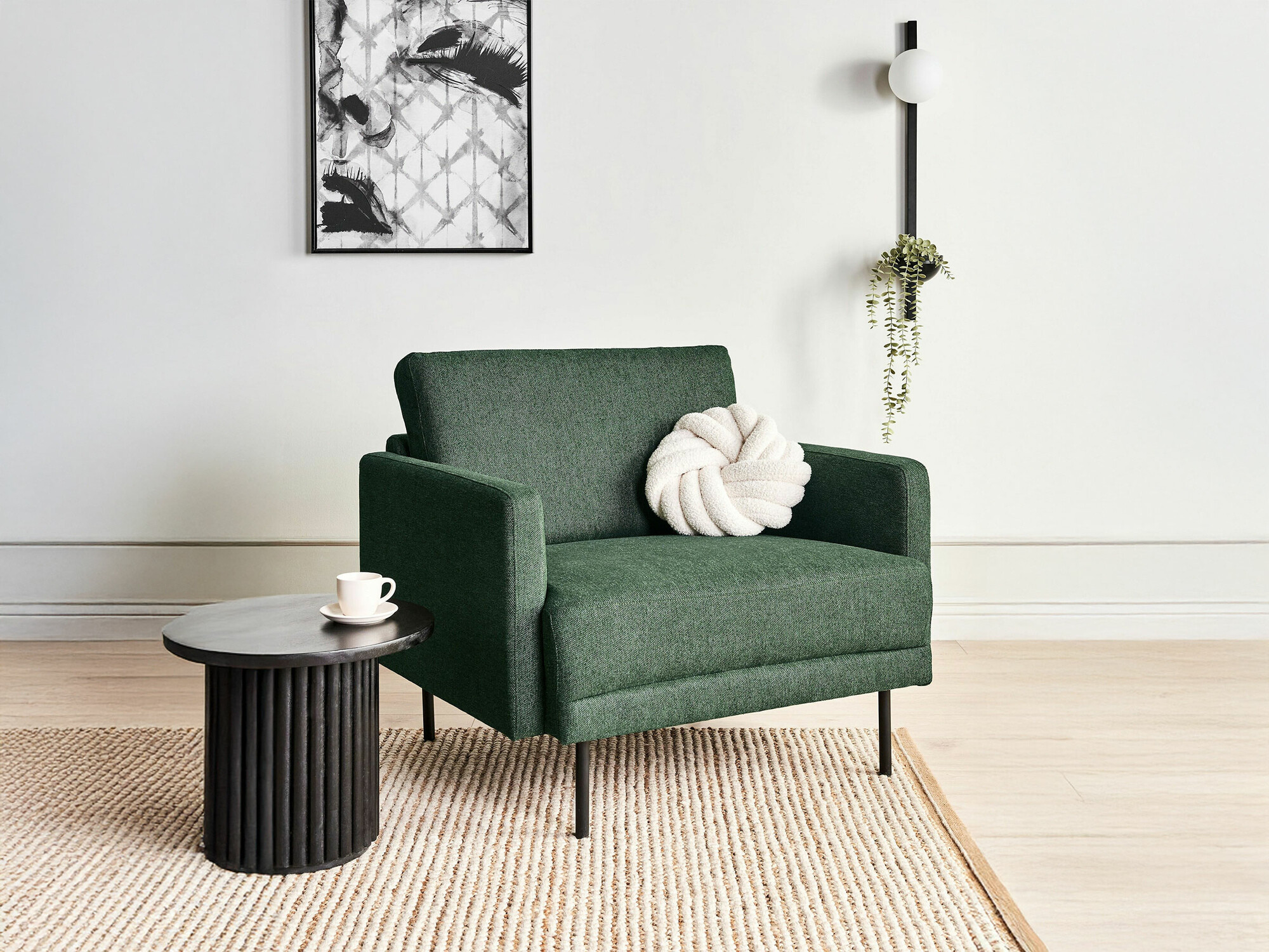 Armchair Salmono 102 (Dark green)