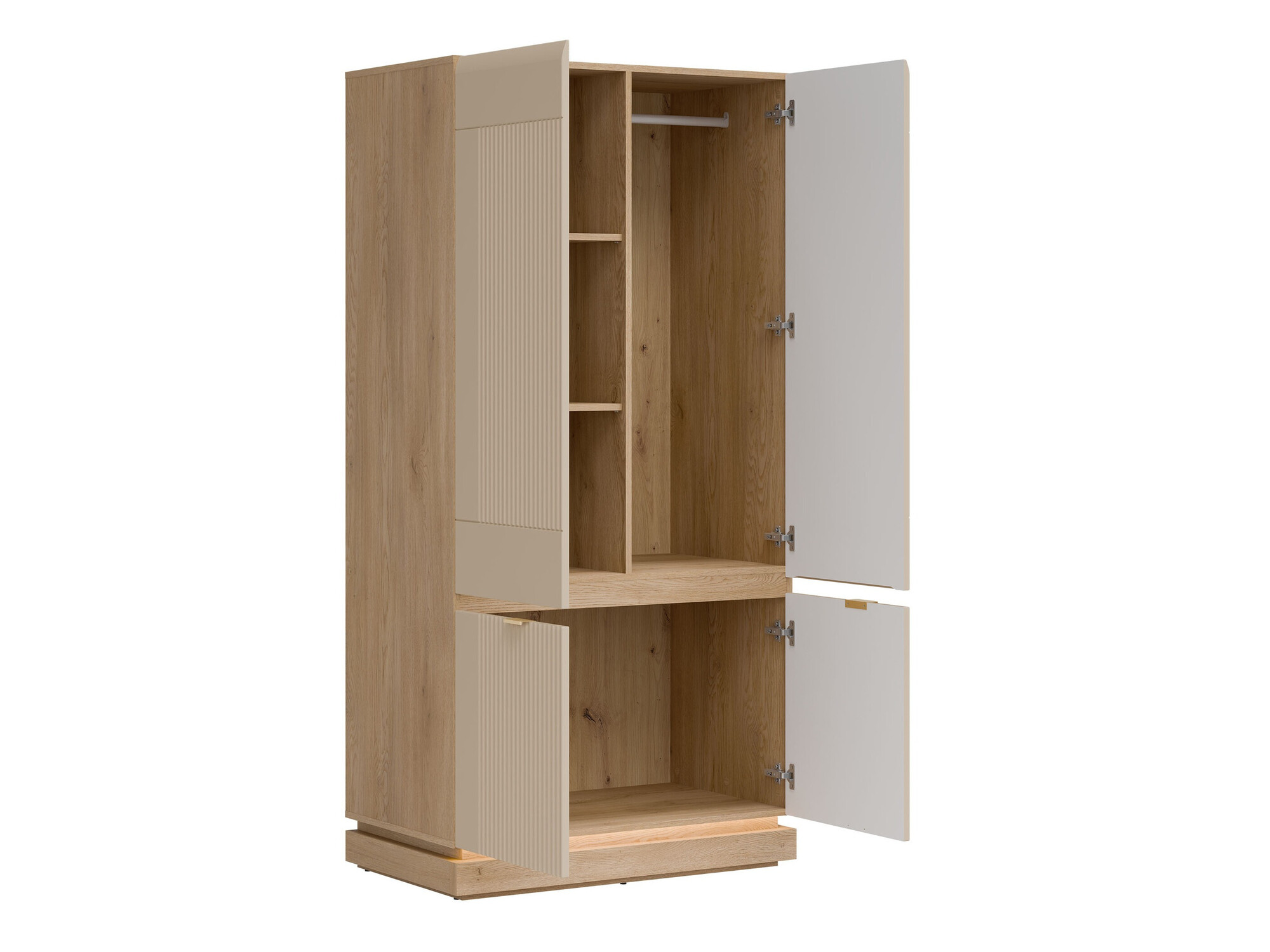 Bedroom set Teselbu 117 (Cashmere + Oak)