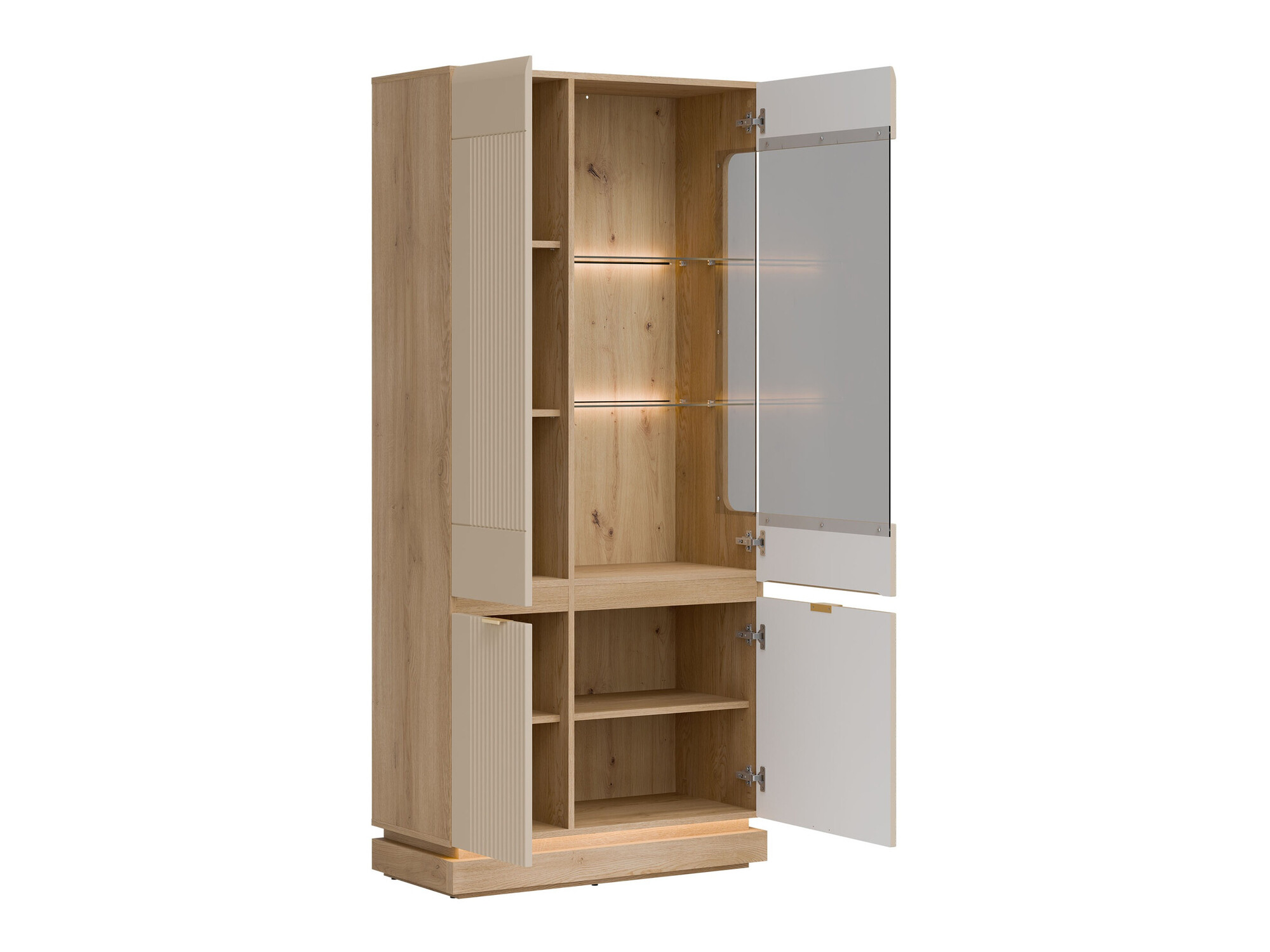 Σετ επίπλων σαλονιού Teselbu 116 (Κασμίρι + Δρυς)