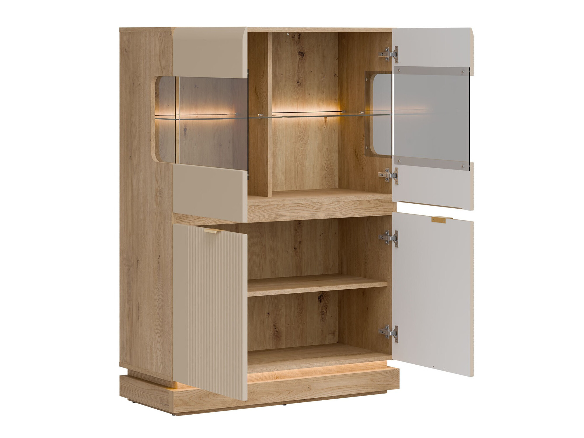 Σετ επίπλων σαλονιού Teselbu 116 (Κασμίρι + Δρυς)