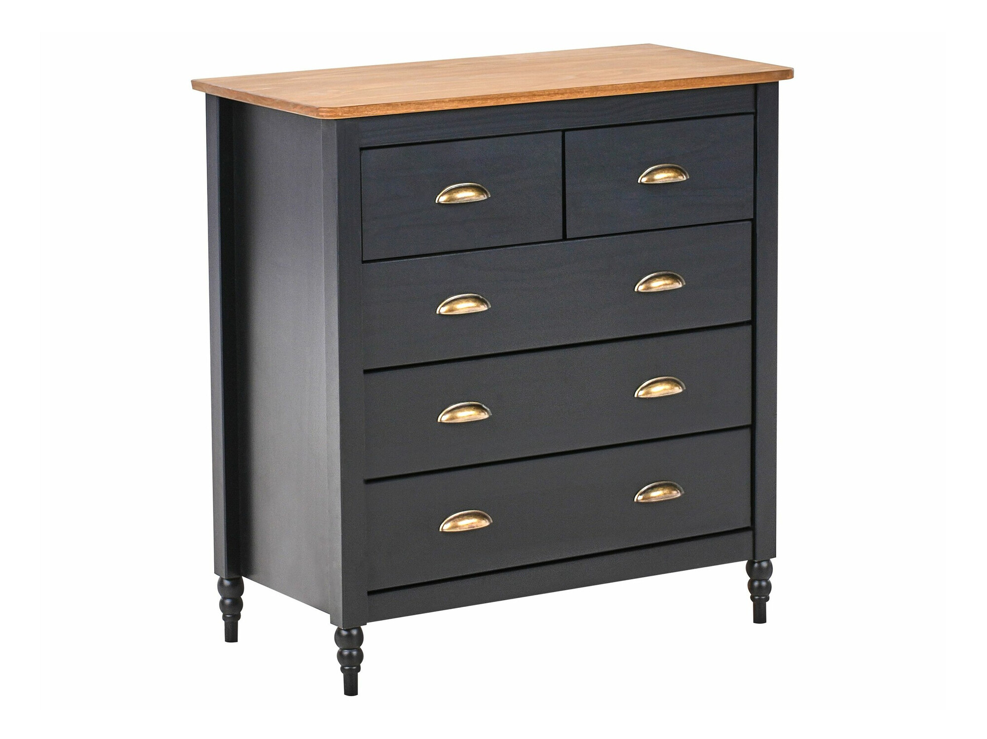 Chest of drawers Berwyn 2641 (Black)
