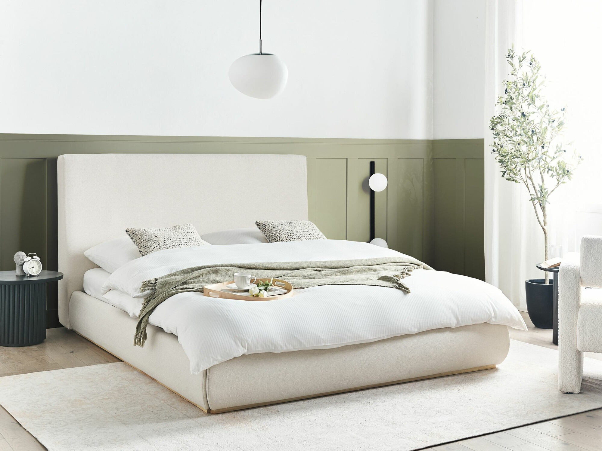 Κρεβάτι Berwyn 2642 (Μπεζ)