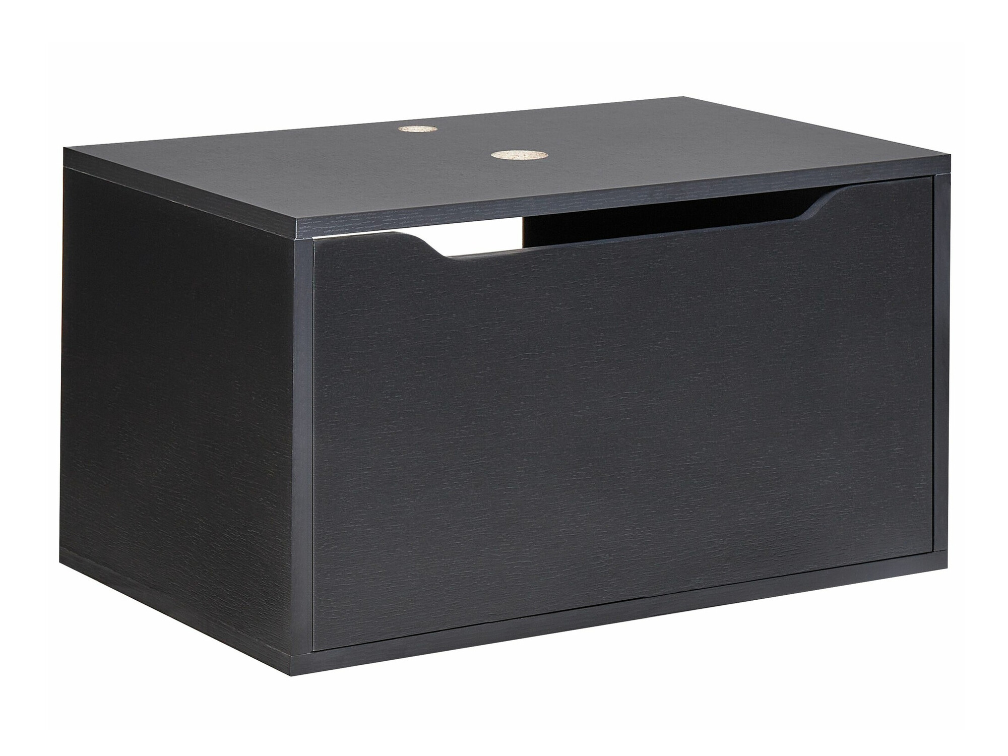 Wall-mounted bathroom cabinet for washbasin Berwyn 2644 (Black)