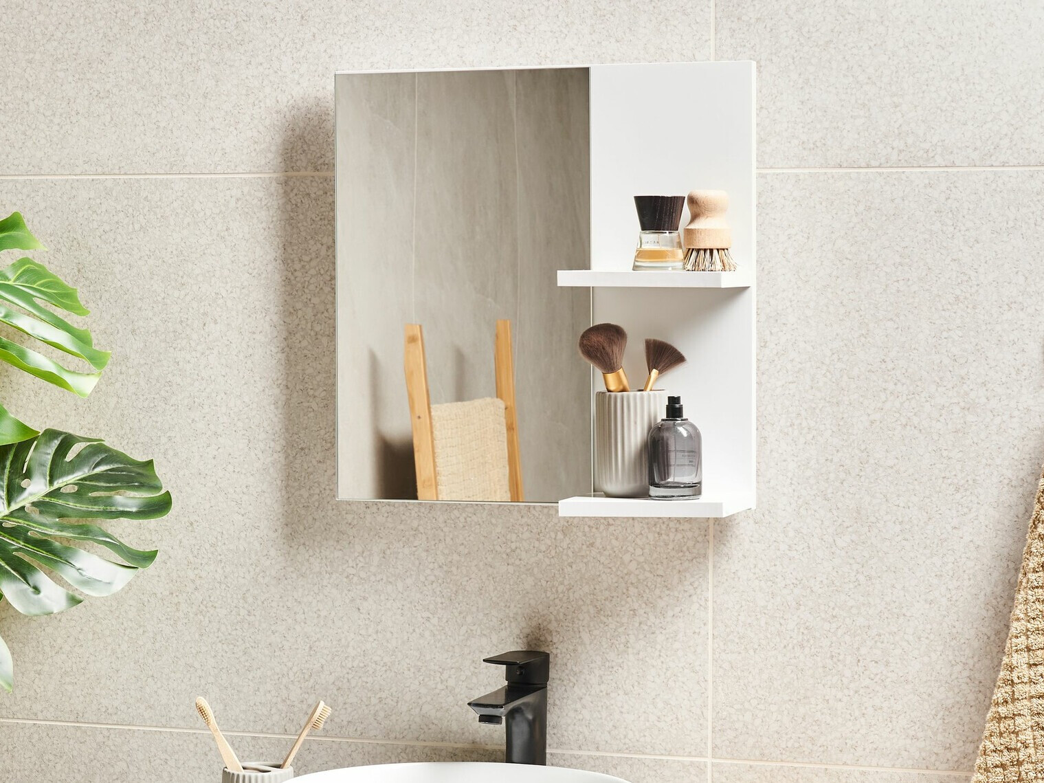 Bathroom mirror Berwyn 2650 (White)