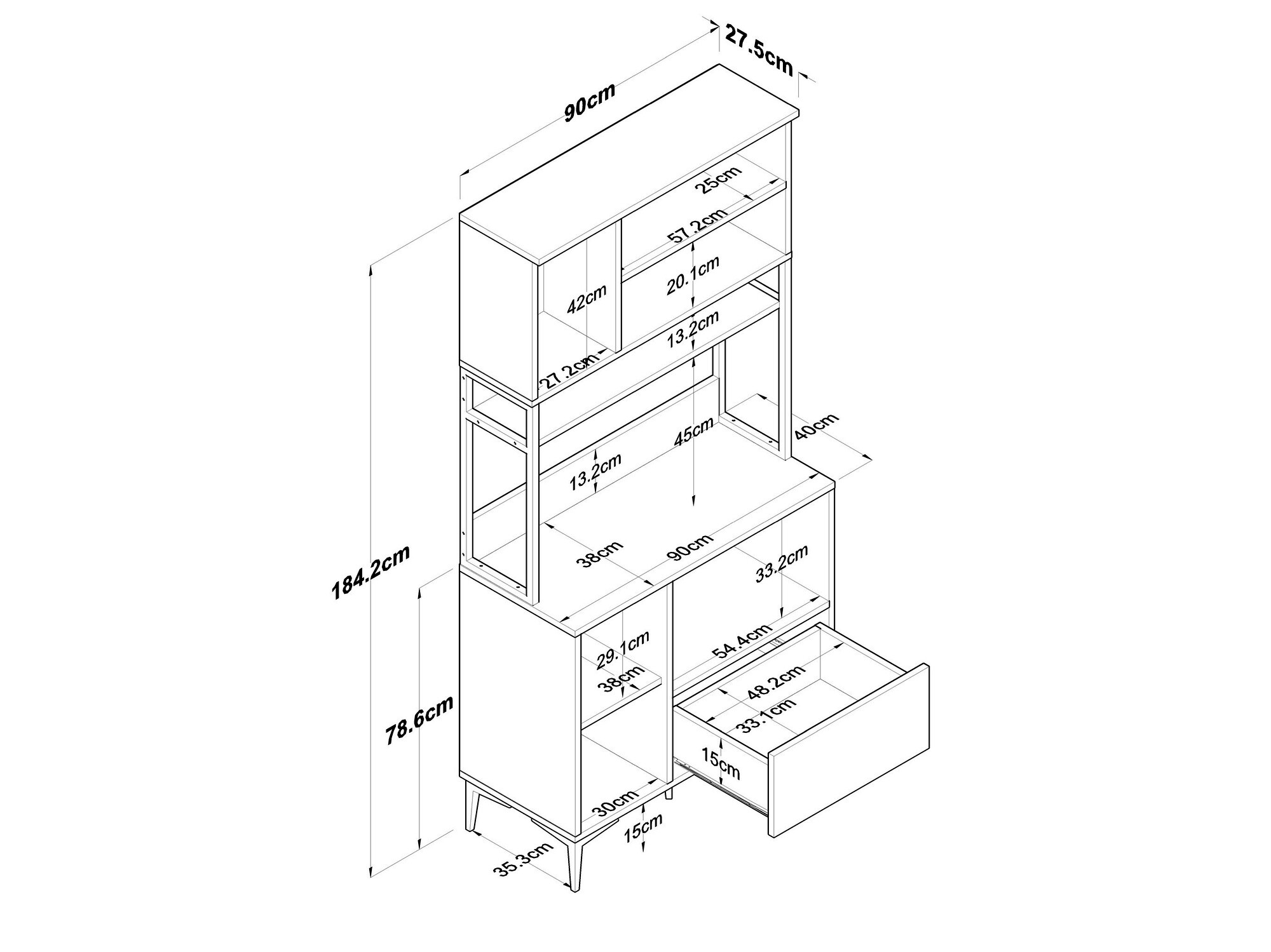 Multifunctional furniture Kailua 2486