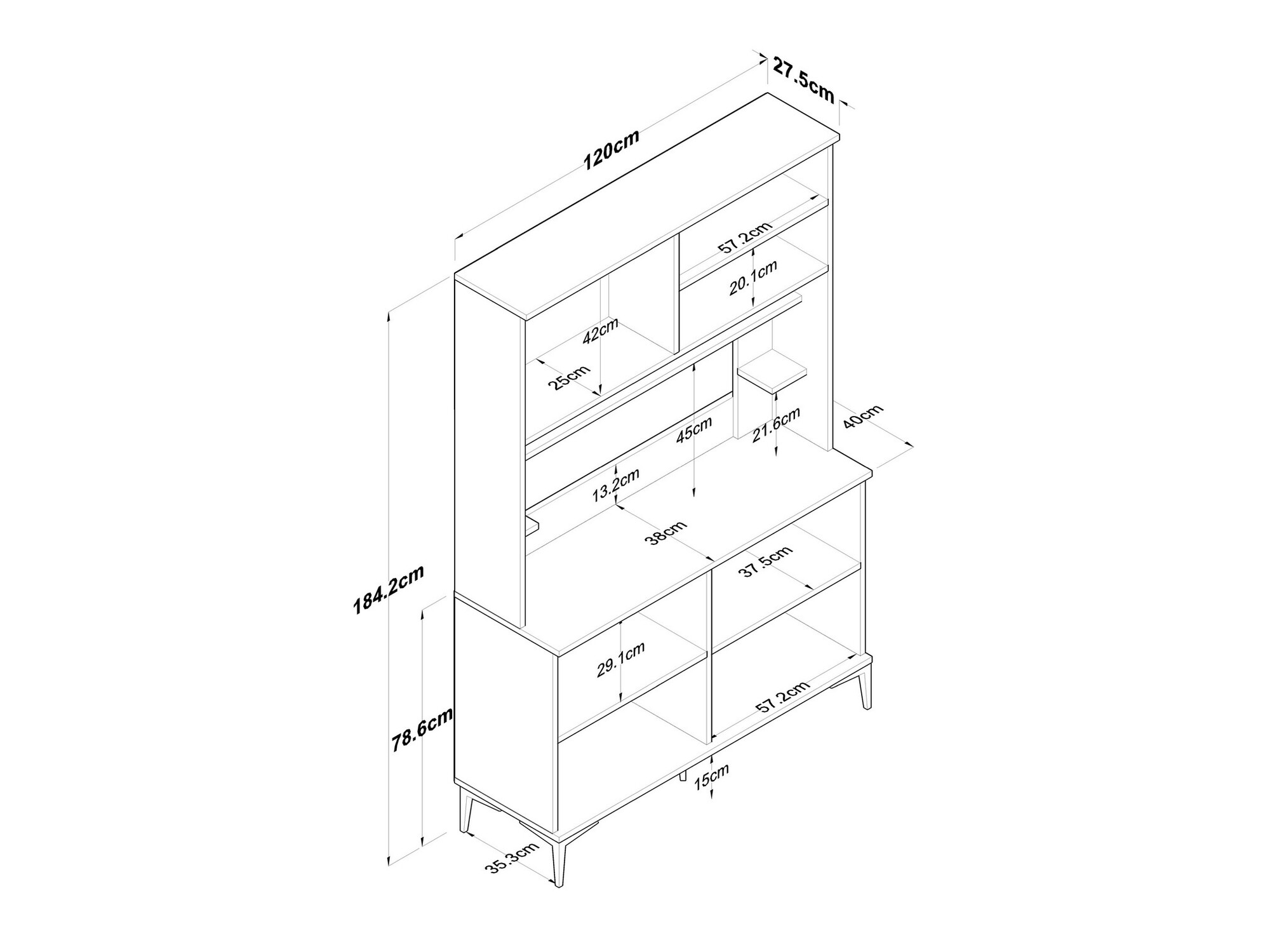 Multifunctional furniture Kailua 2488