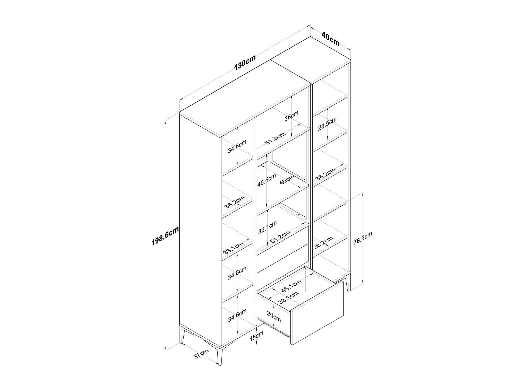 Multifunctional furniture Kailua 2492
