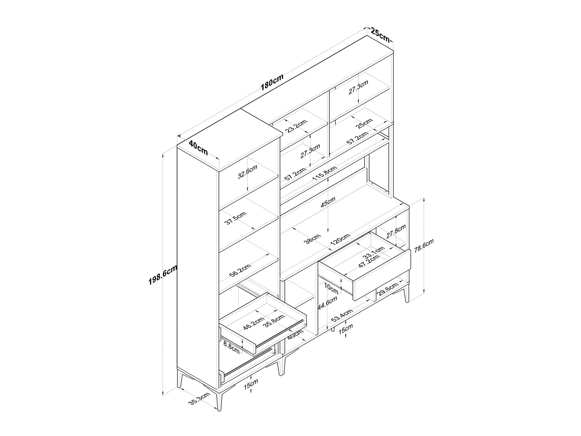 Multifunctional furniture Kailua 2499