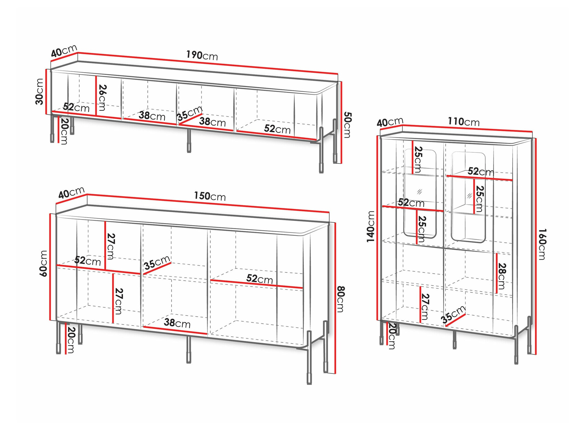 Σετ επίπλων σαλονιού Nobilitas (Κασμίρι)