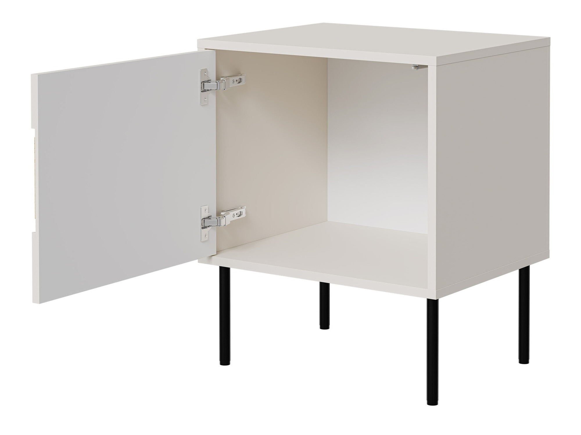 Set of bedside tables Monevare 104 (Black + Wotan Oak)