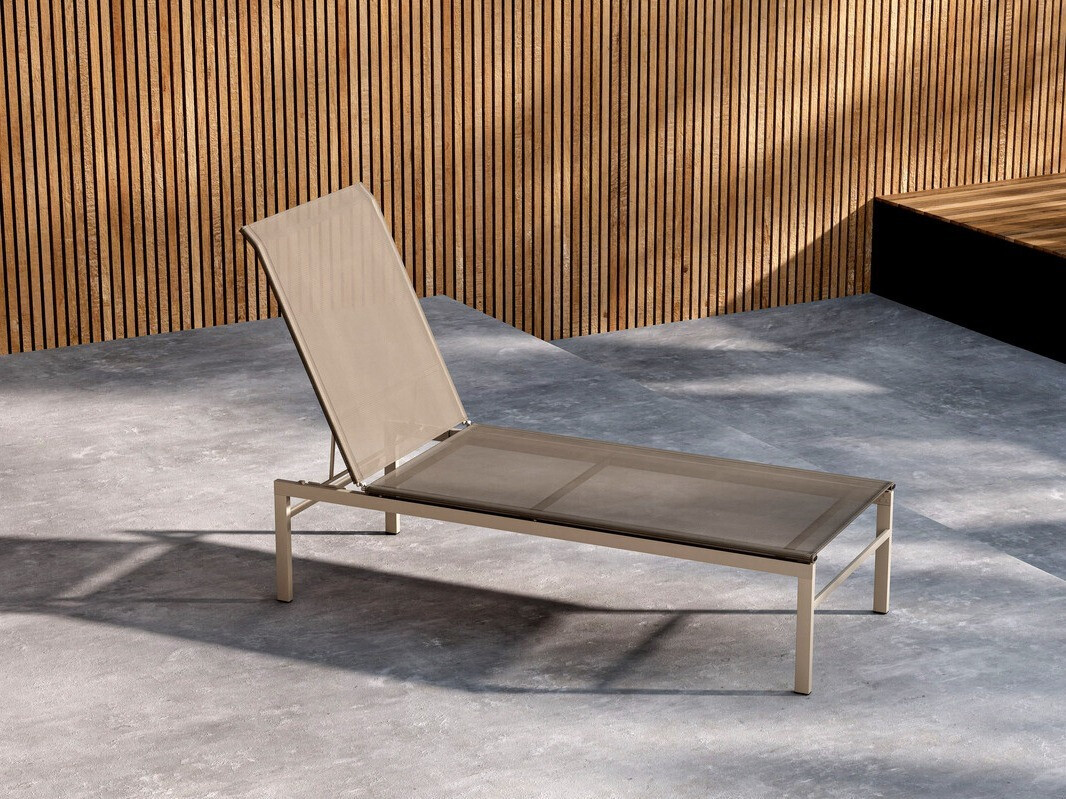 Ξαπλώστρα εξωτερικού χώρου Dallas 4834 (Μπεζ + Ανοιχτό καφέ)