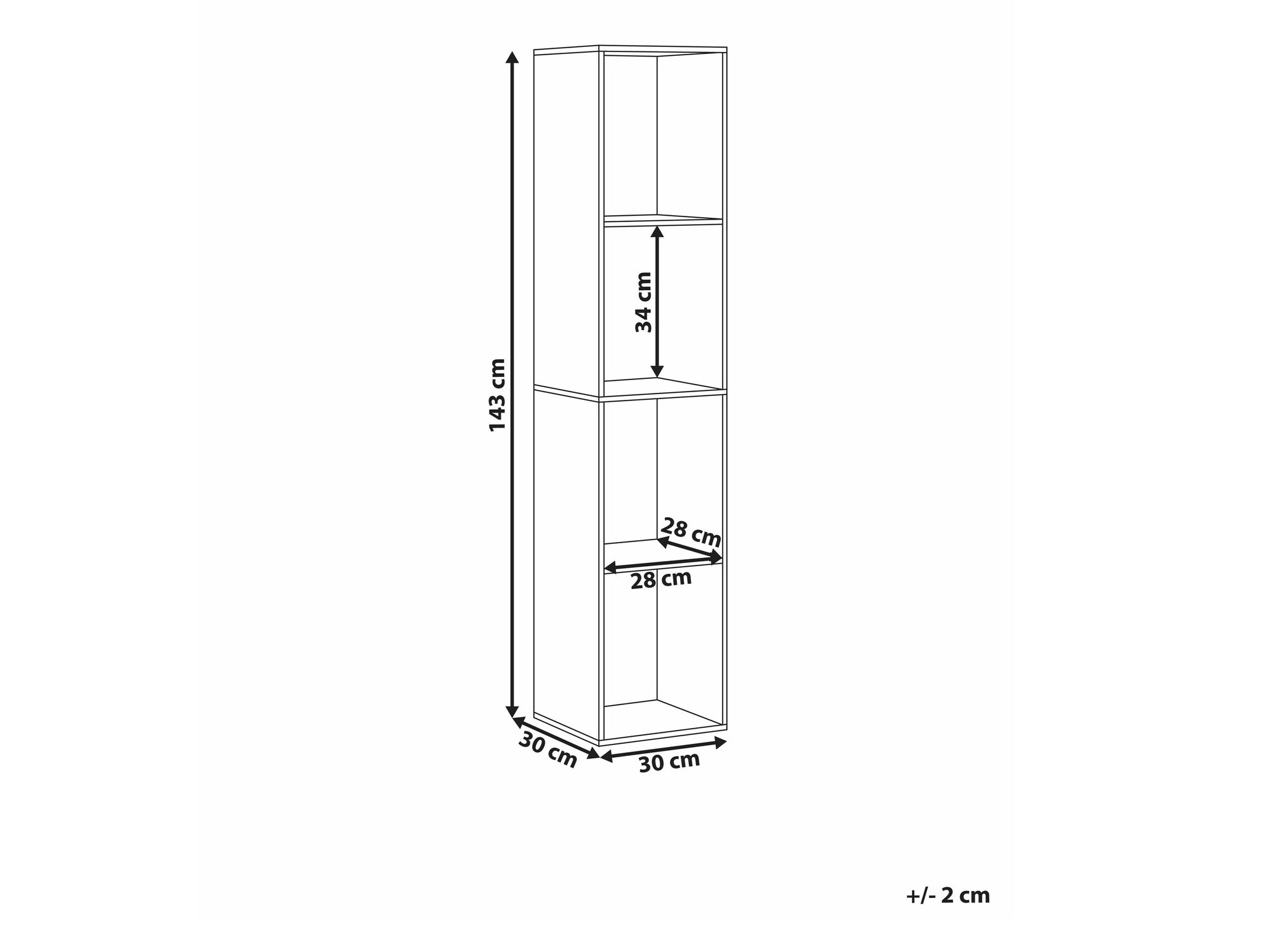 Bookcase Berwyn 2667