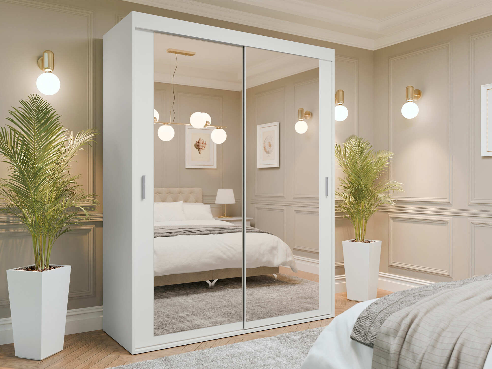 Ντουλάπα Cosmes (Άσπρο)