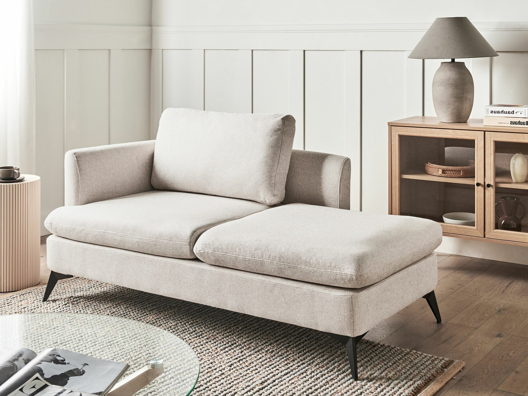 Chaise longue Berwyn 2674 (Beige)