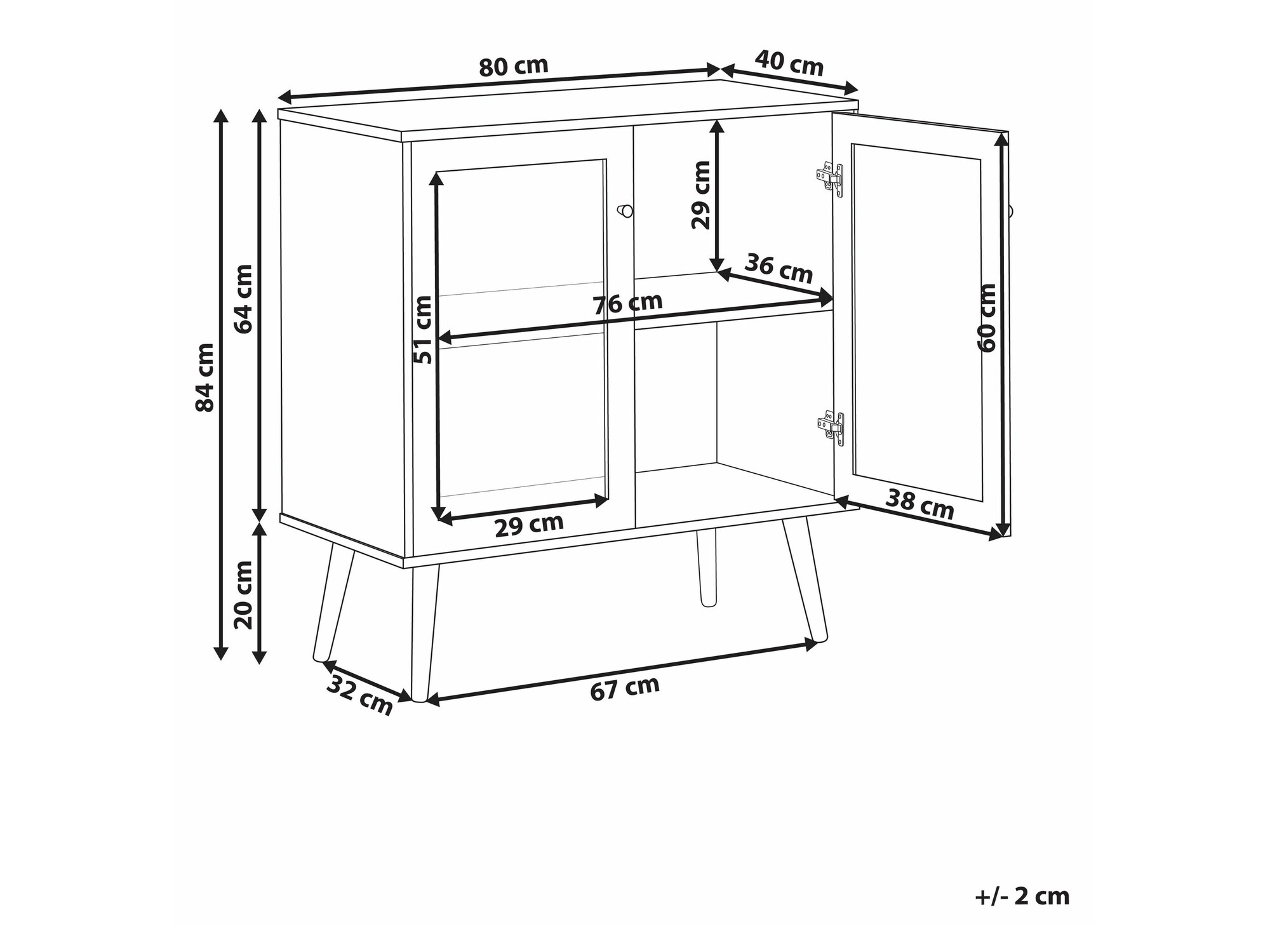 Μπουφέ Berwyn 2678