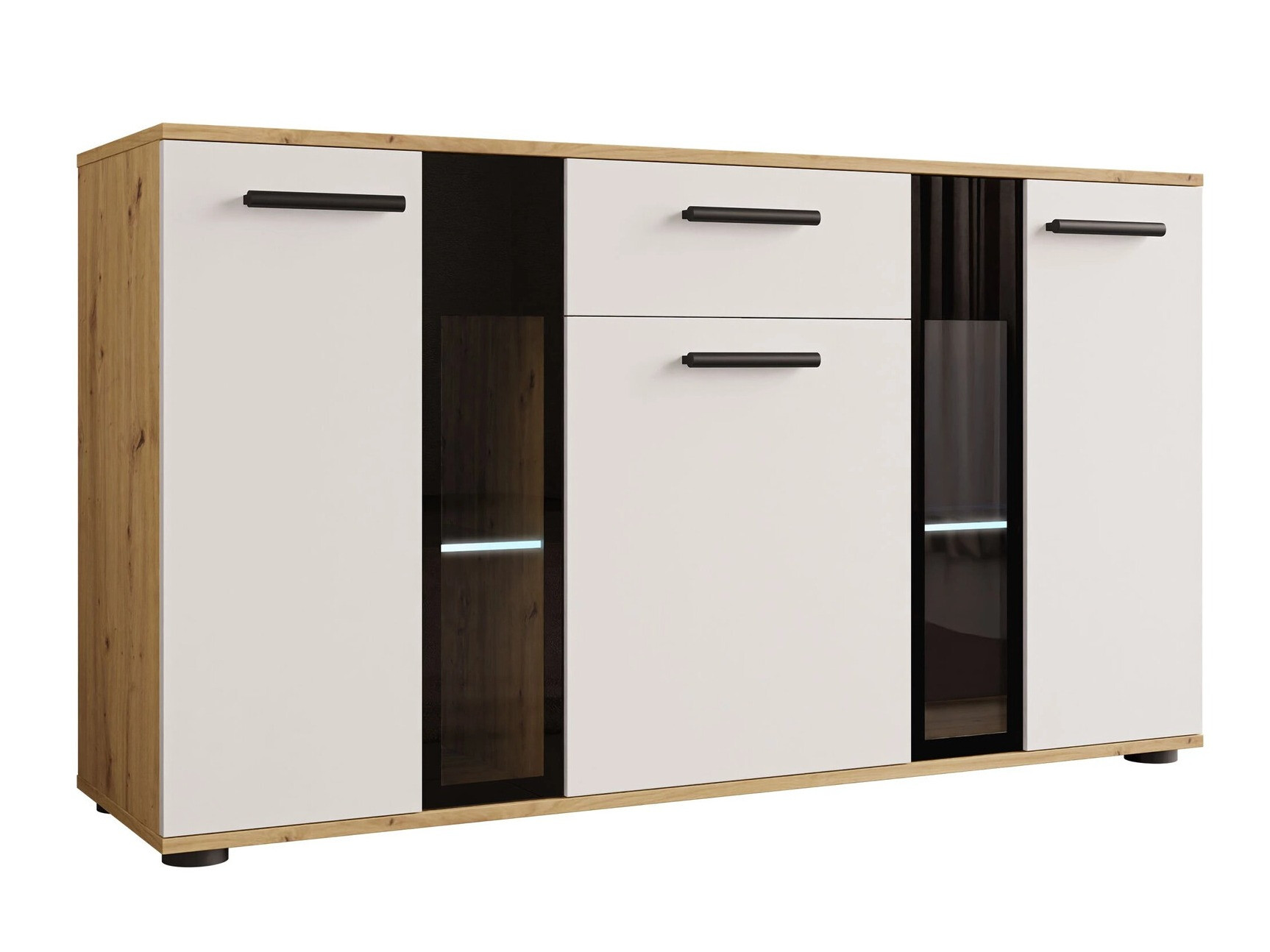 Συρταριέρα Genio (Artrisan δρυς + Άσπρο)