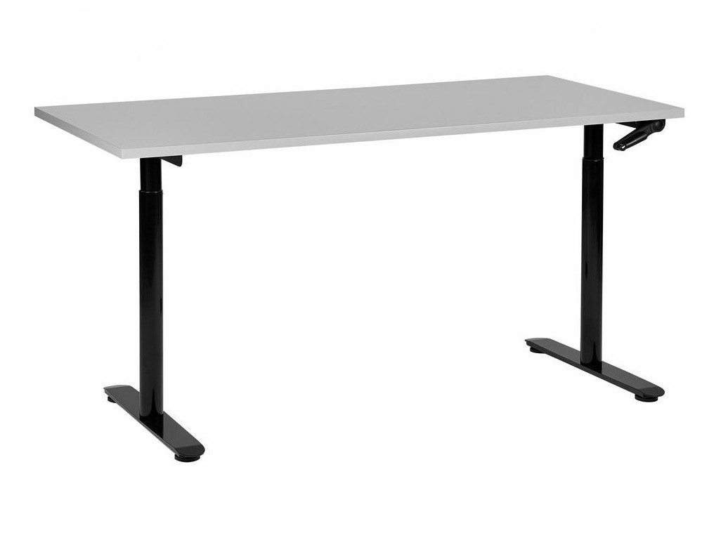 Γραφείο με ρυθμιζόμενο ύψος Berwyn 2681 (Μαύρο)