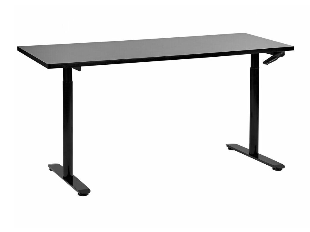 Γραφείο με ρυθμιζόμενο ύψος Berwyn 2681 (Μαύρο)