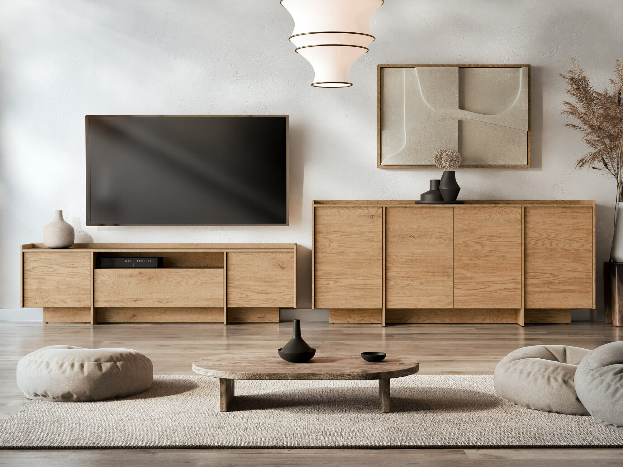 Έπιπλο τηλεόρασης Parma 105 (Δρυς)