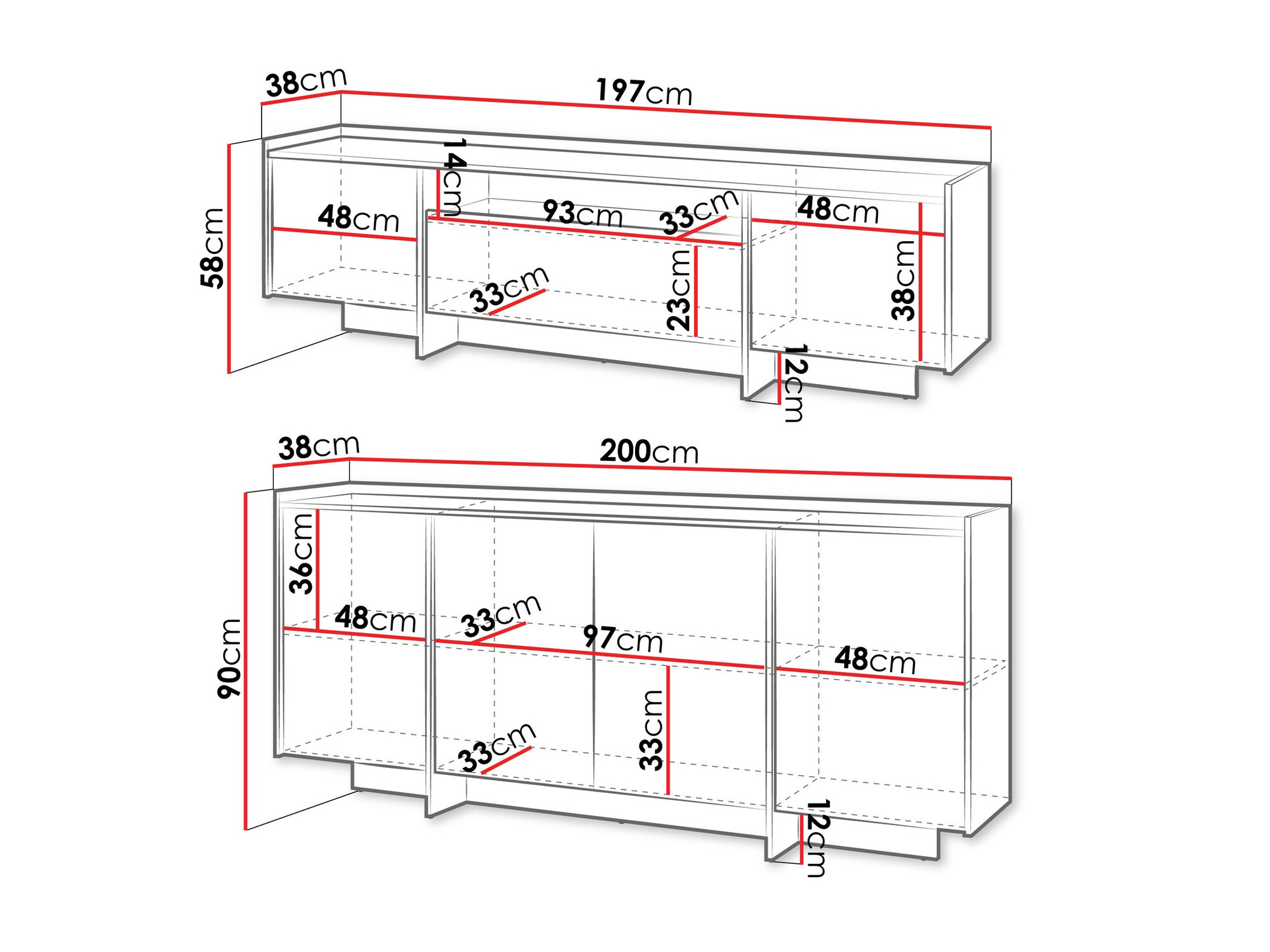 Σετ επίπλων σαλονιού Filus (Δρυς)
