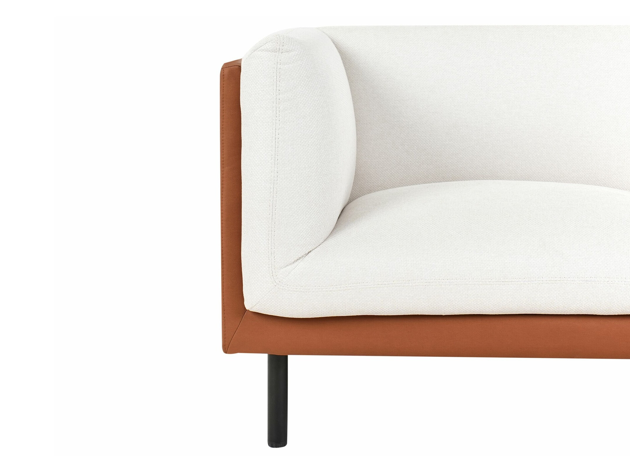 Sofa Berwyn 2684 (White + Brown)