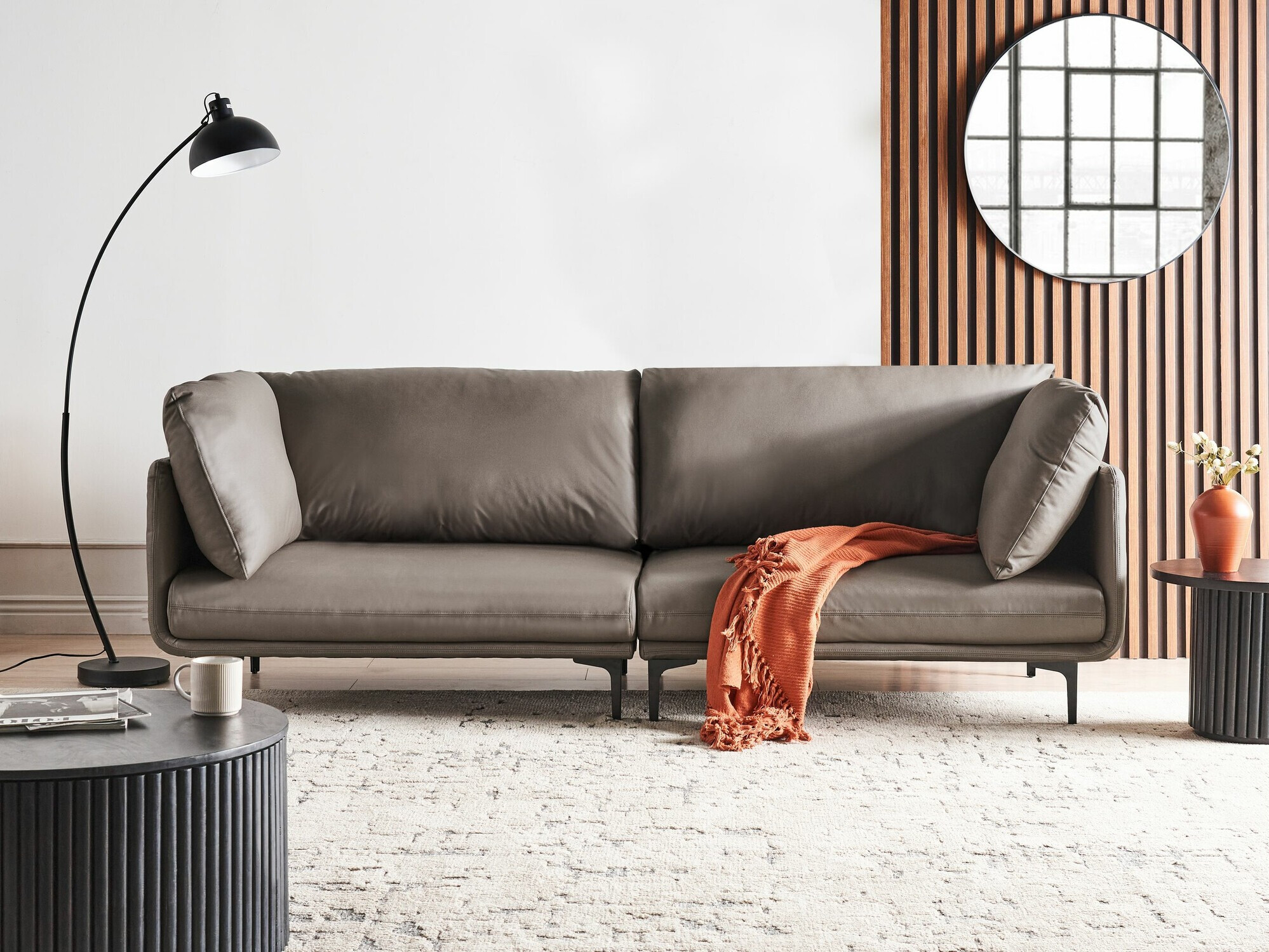 Sofa Berwyn 2692 (Dark brown)