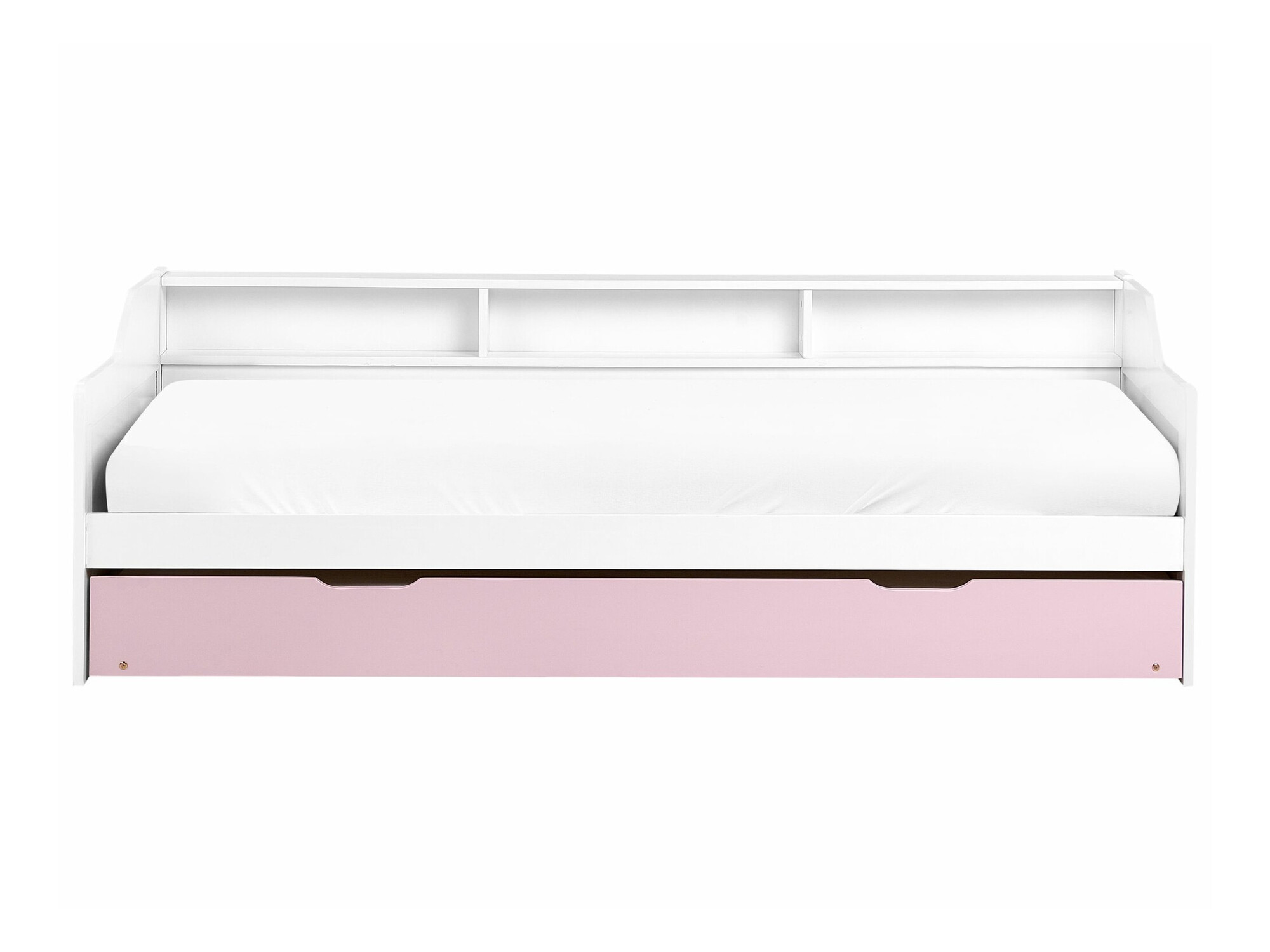 Κρεβάτι Berwyn 2289 (Άσπρο + Ροζ)